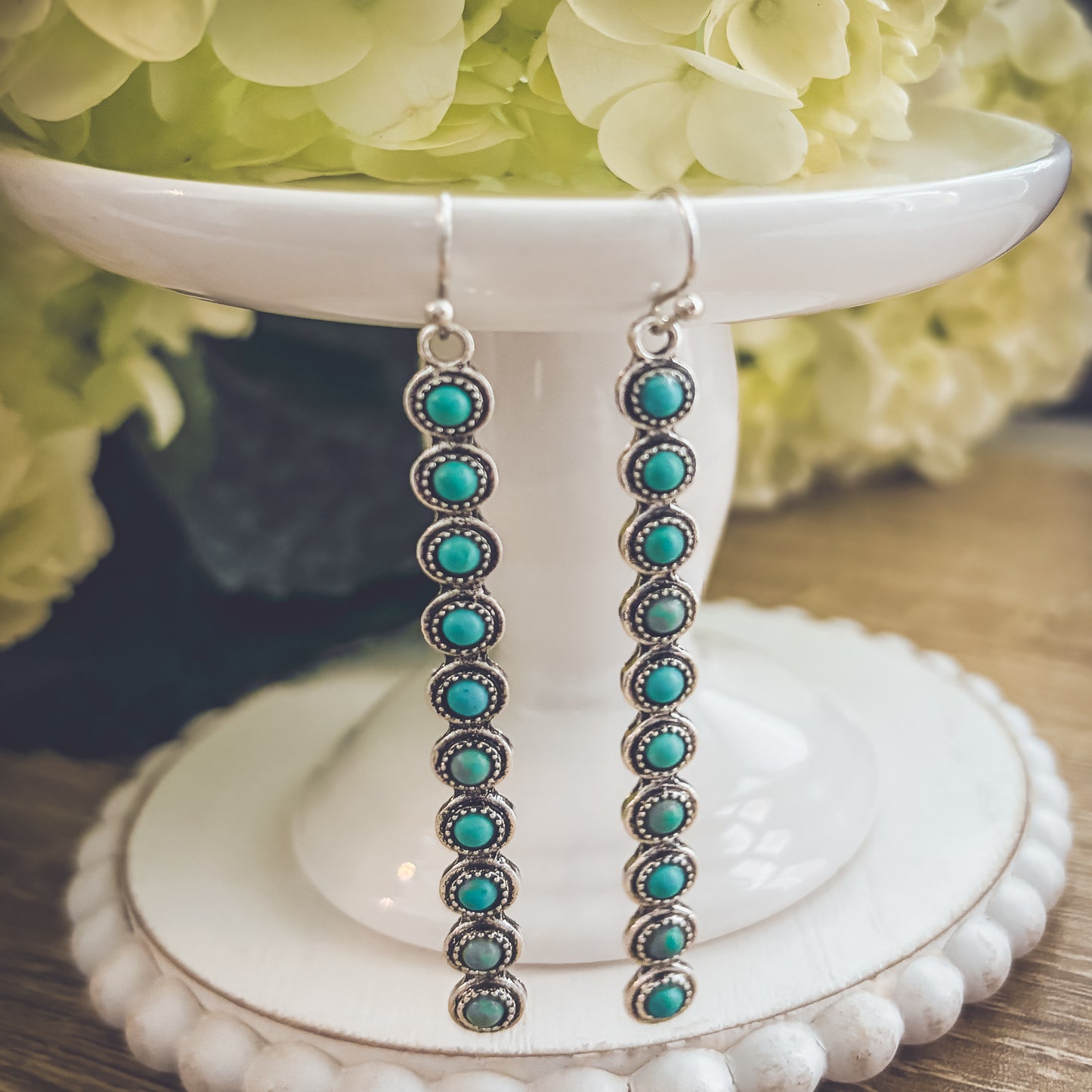 Beautiful Vintage Style Turquoise Earrings