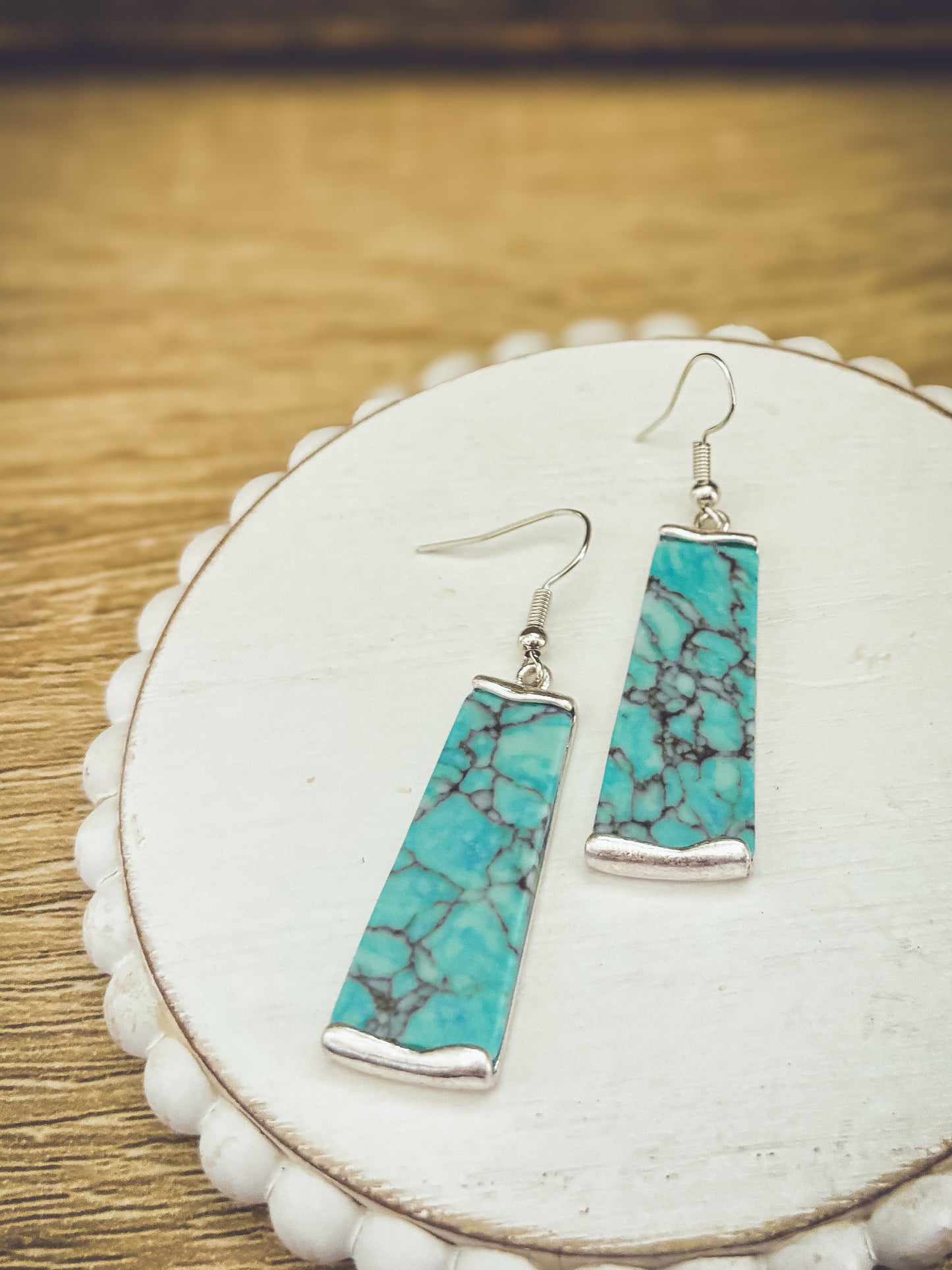 Beautiful Silver and Turquoise Earrings