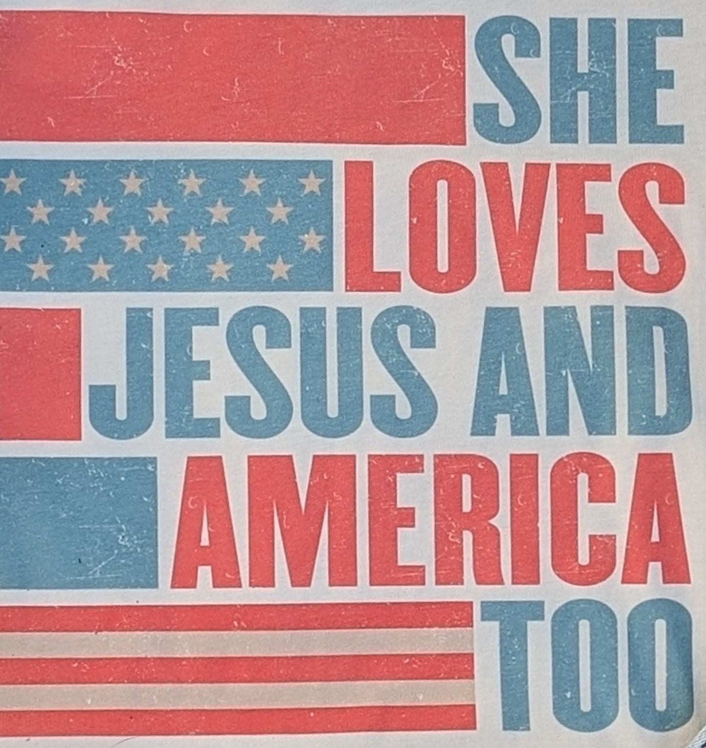 Good Girl T-Shirt - She Loves Jesus and America Too