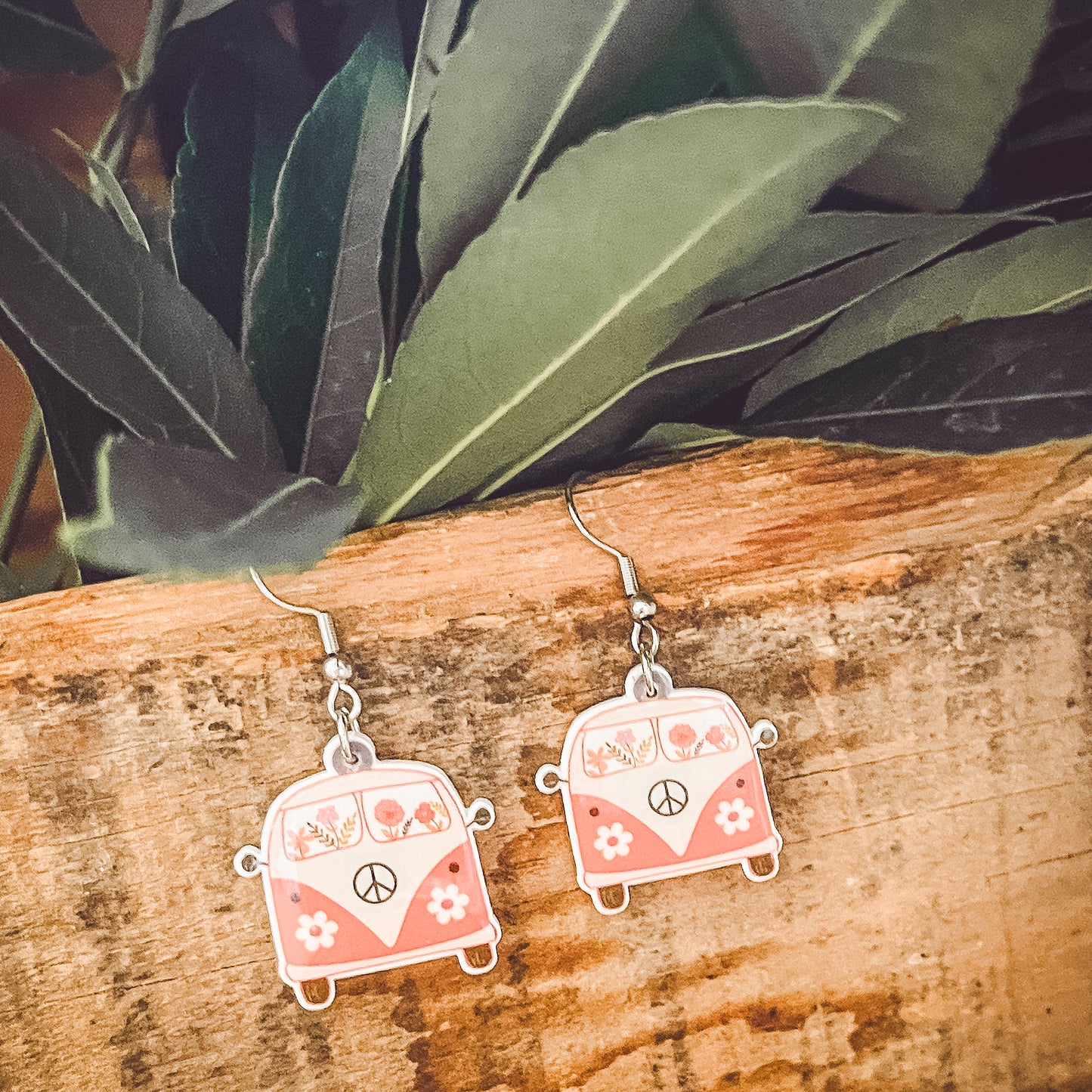 Adorable Vintage Van Earrings