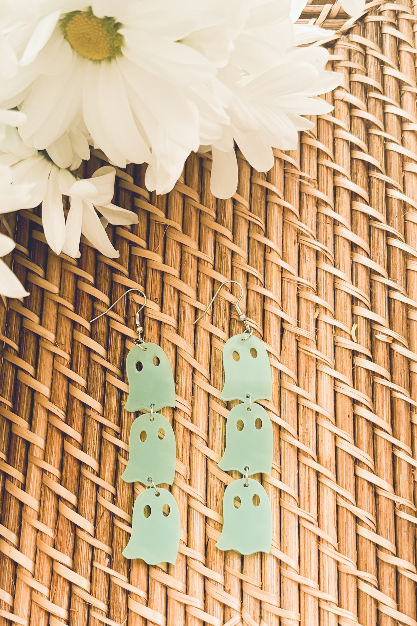 Cute Glow in The Dark Ghost Earrings