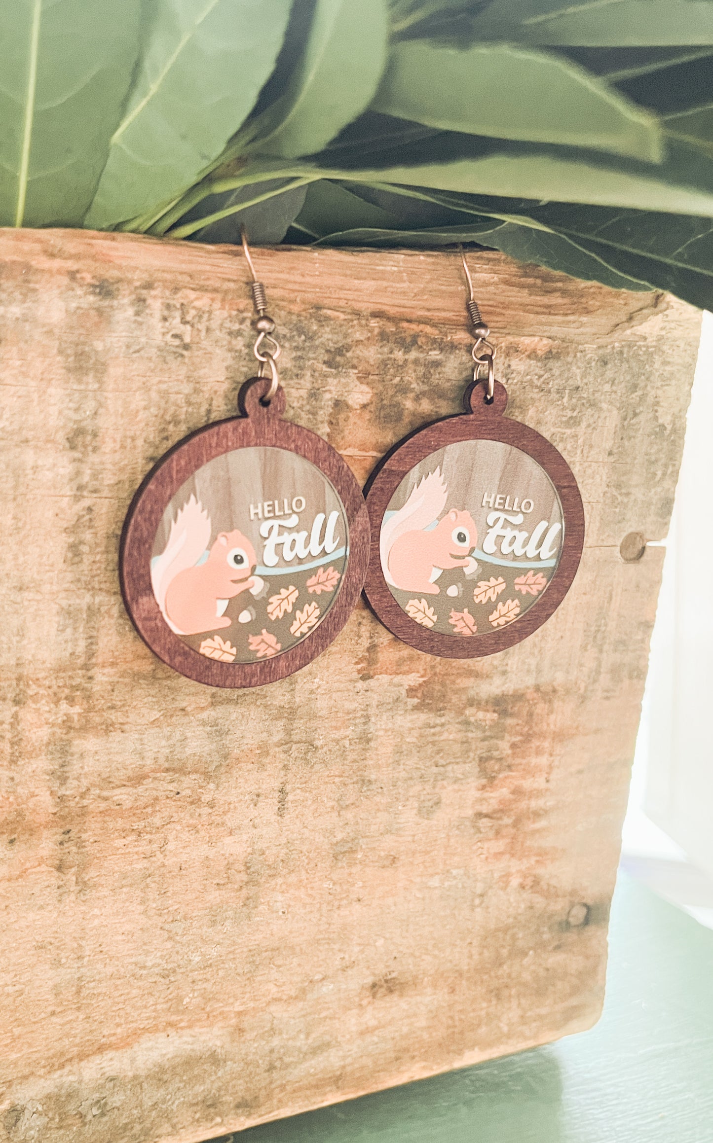 Adorable Fall Squirrel Earrings