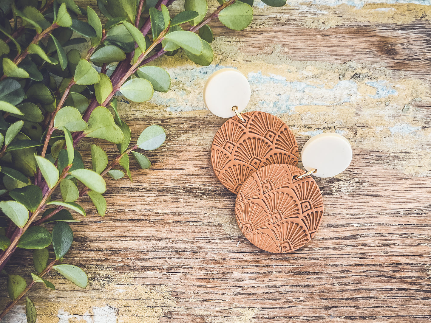 Beautiful Desert Clay Earrings