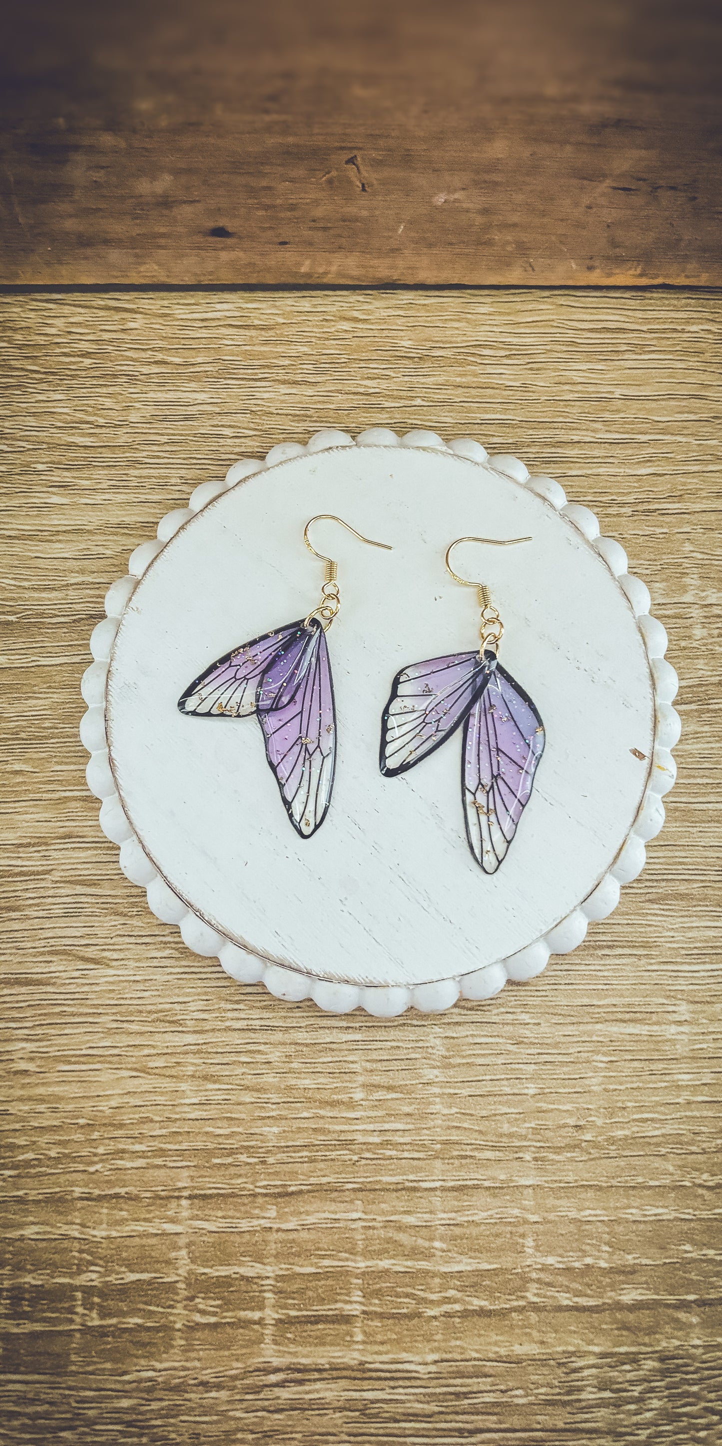 Beautiful Butterfly Wing Earrings