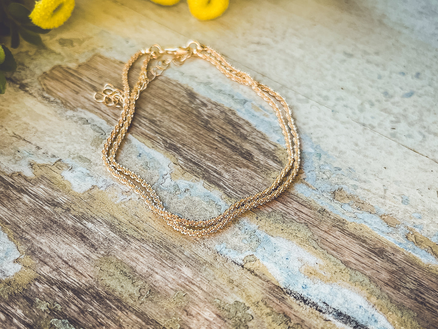 Beautiful Dainty Gold Anklet