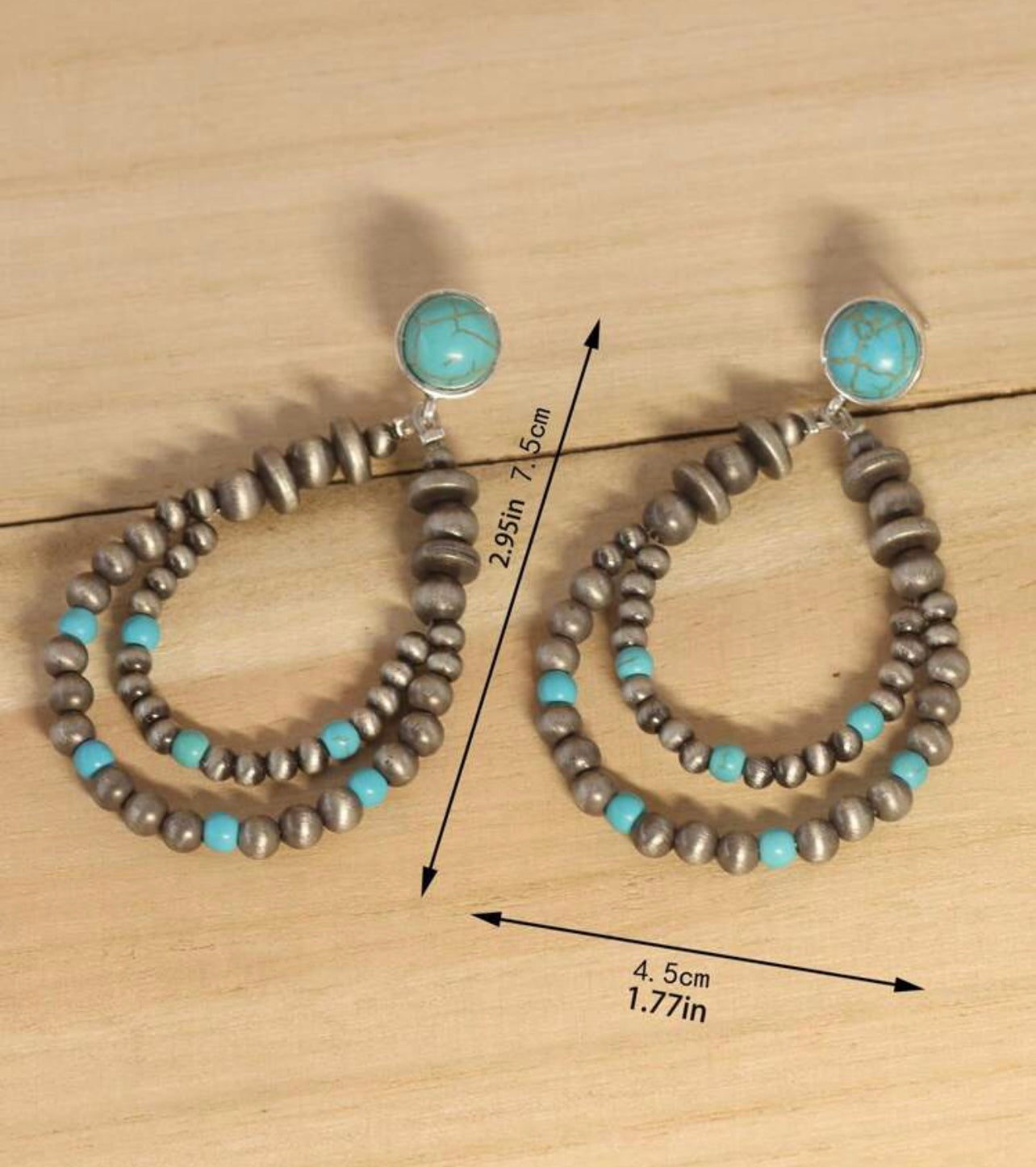 Navajo Pearl Earrings