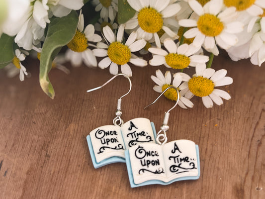 Adorable Fairy Tale Book Earrings