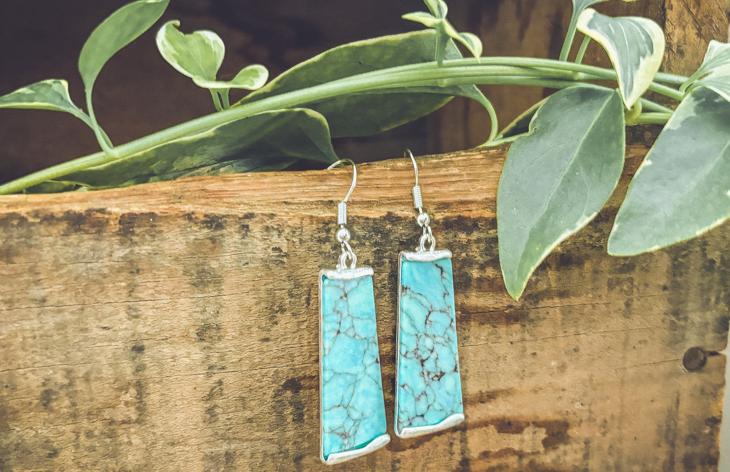 Beautiful Silver and Turquoise Earrings