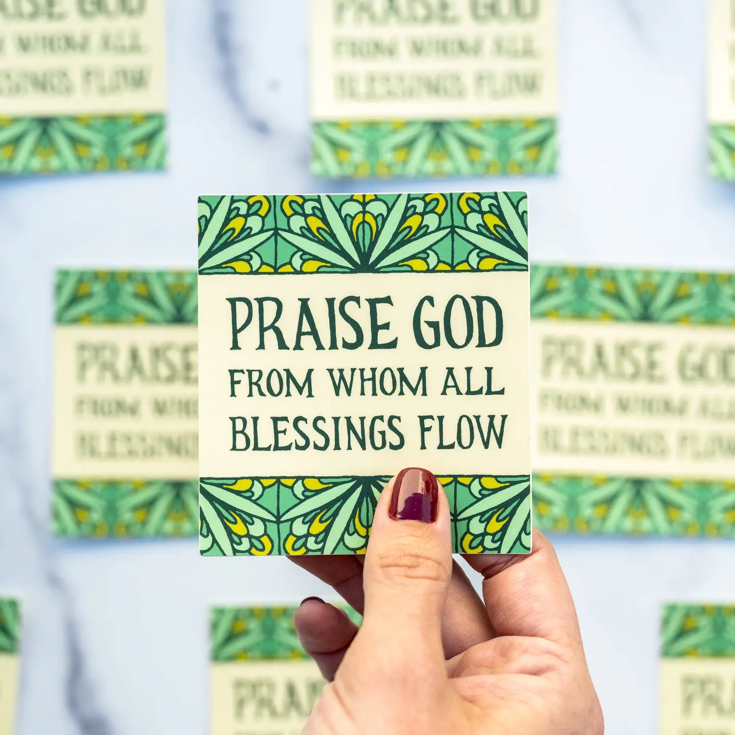 Doxology Hymn Sticker