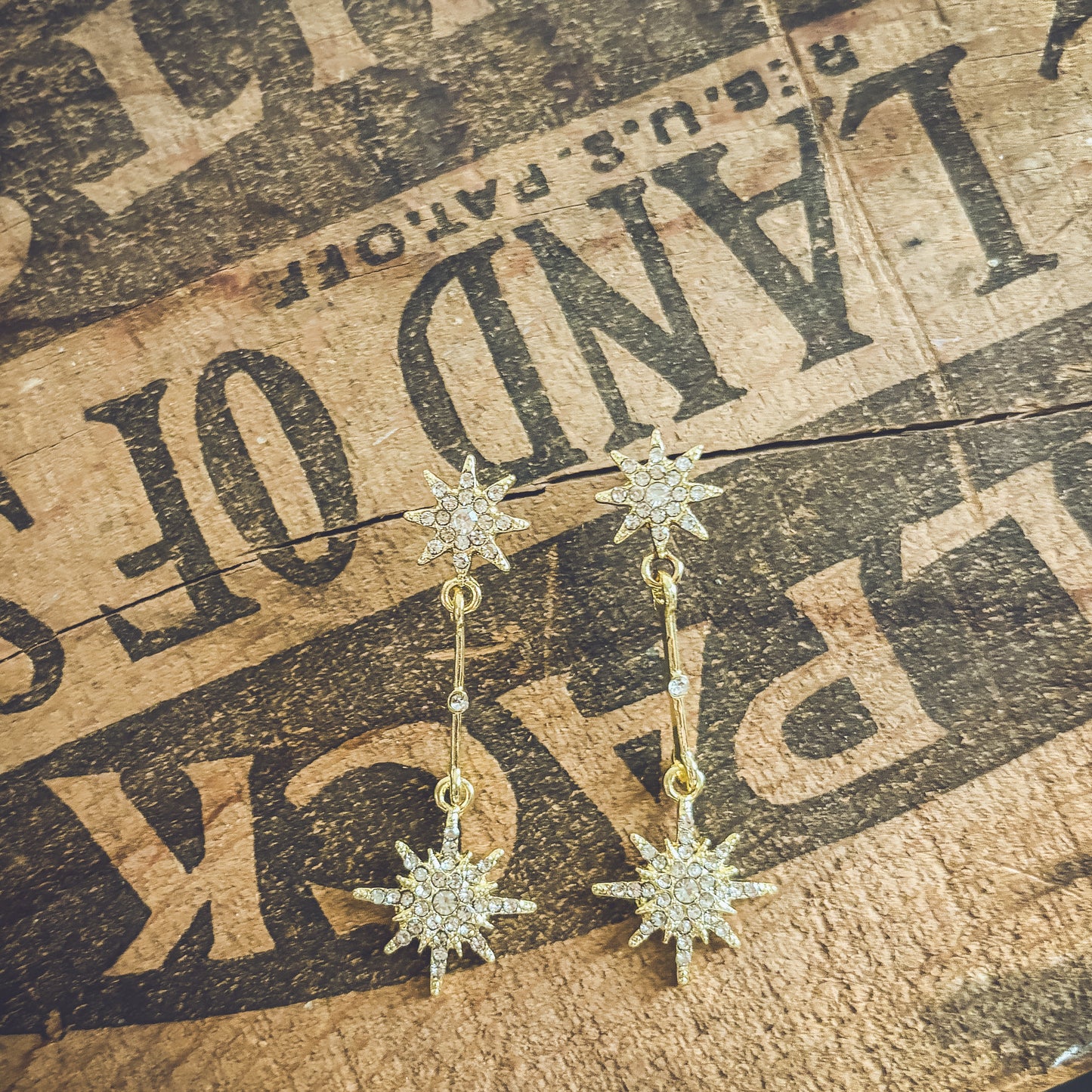 Beautiful Celestial Star Earrings - Gold or Silver