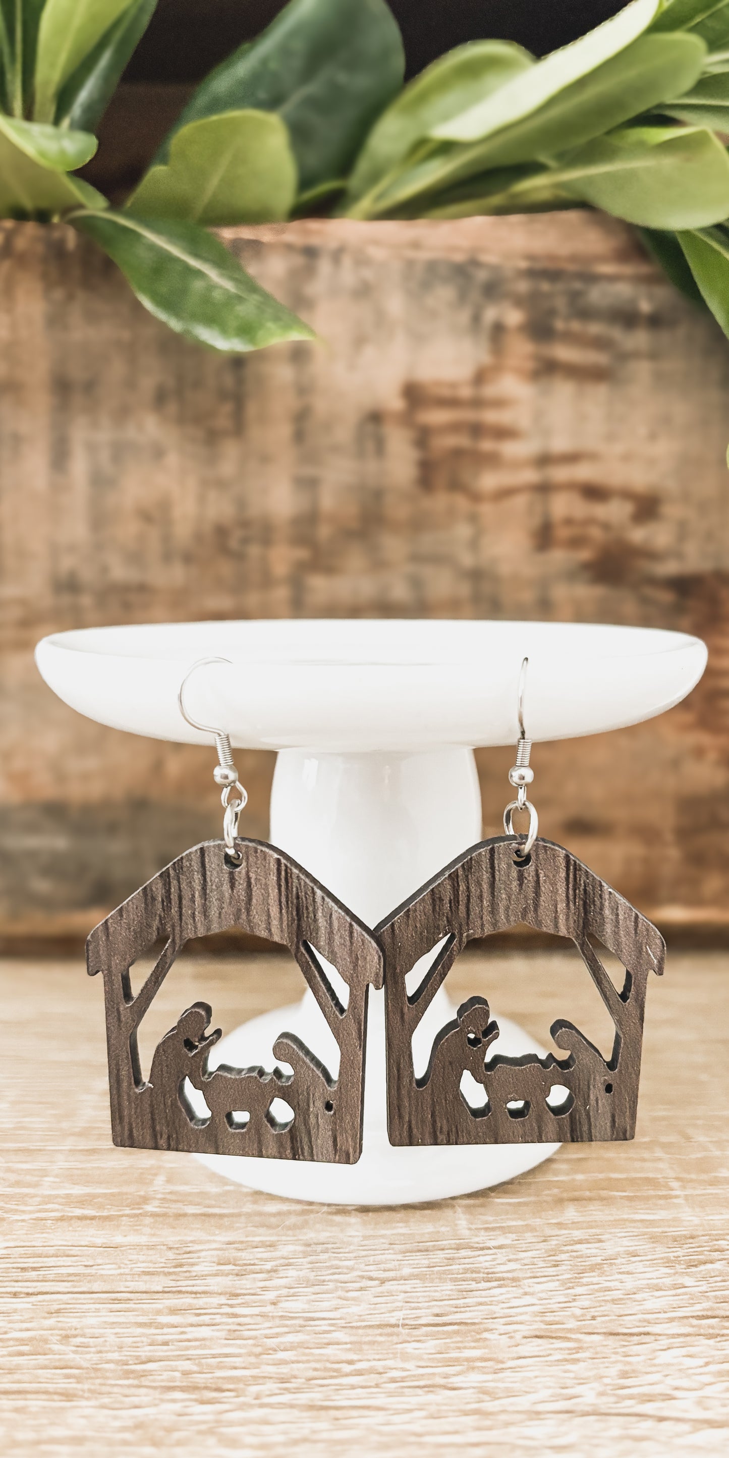 Beautiful Christmas Nativity Earrings