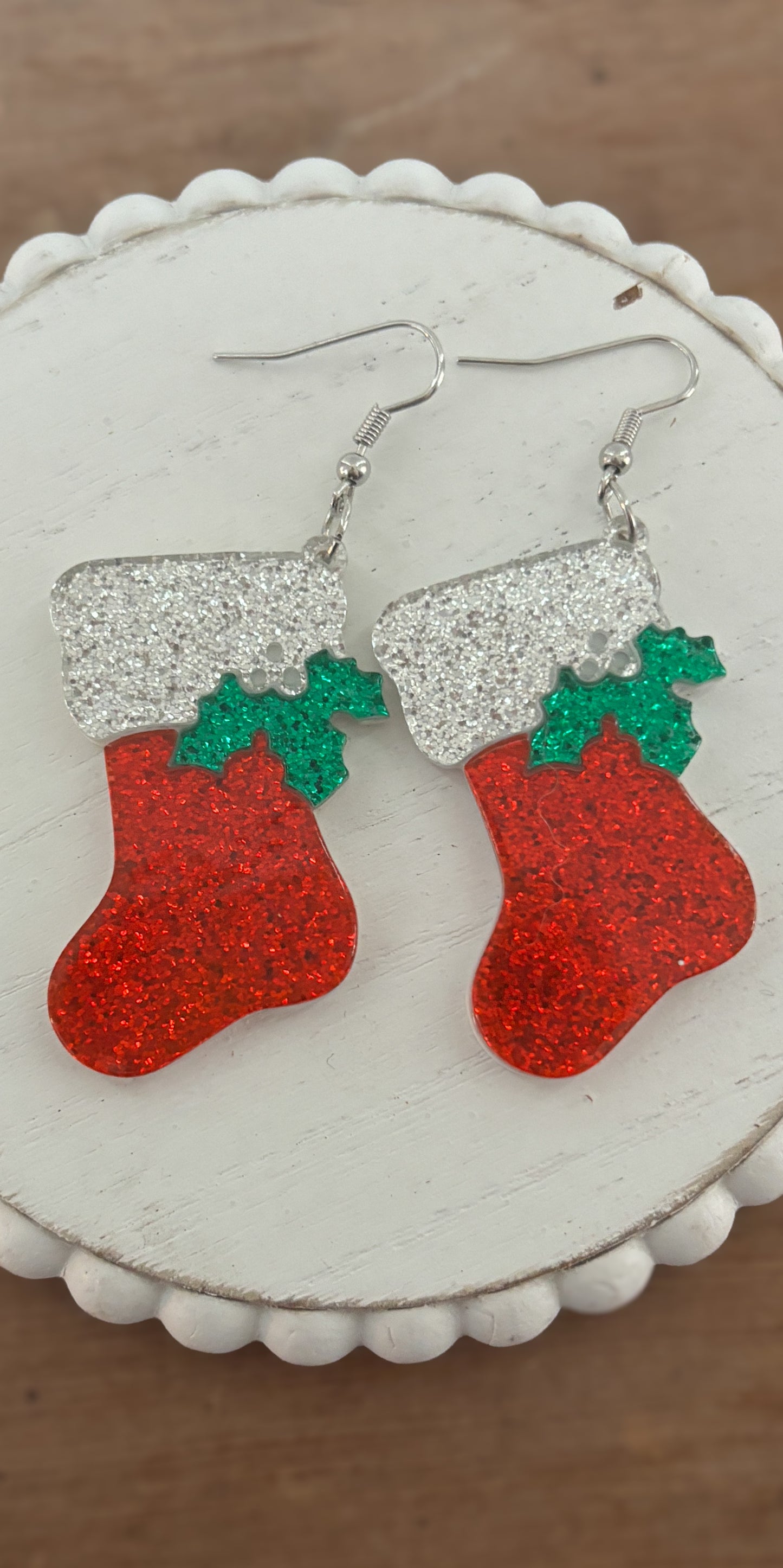 Adorable Christmas Stocking Earrings