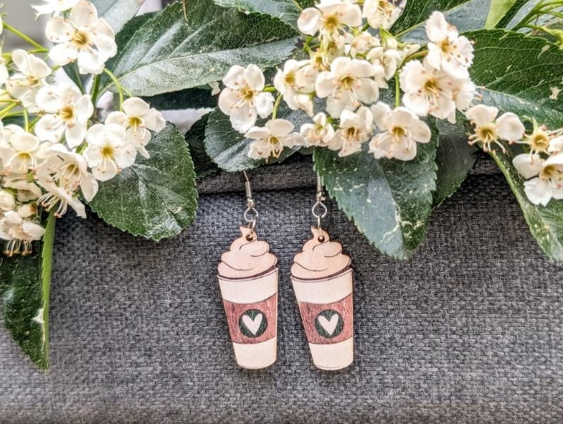 Adorable Coffee Drink Earrings