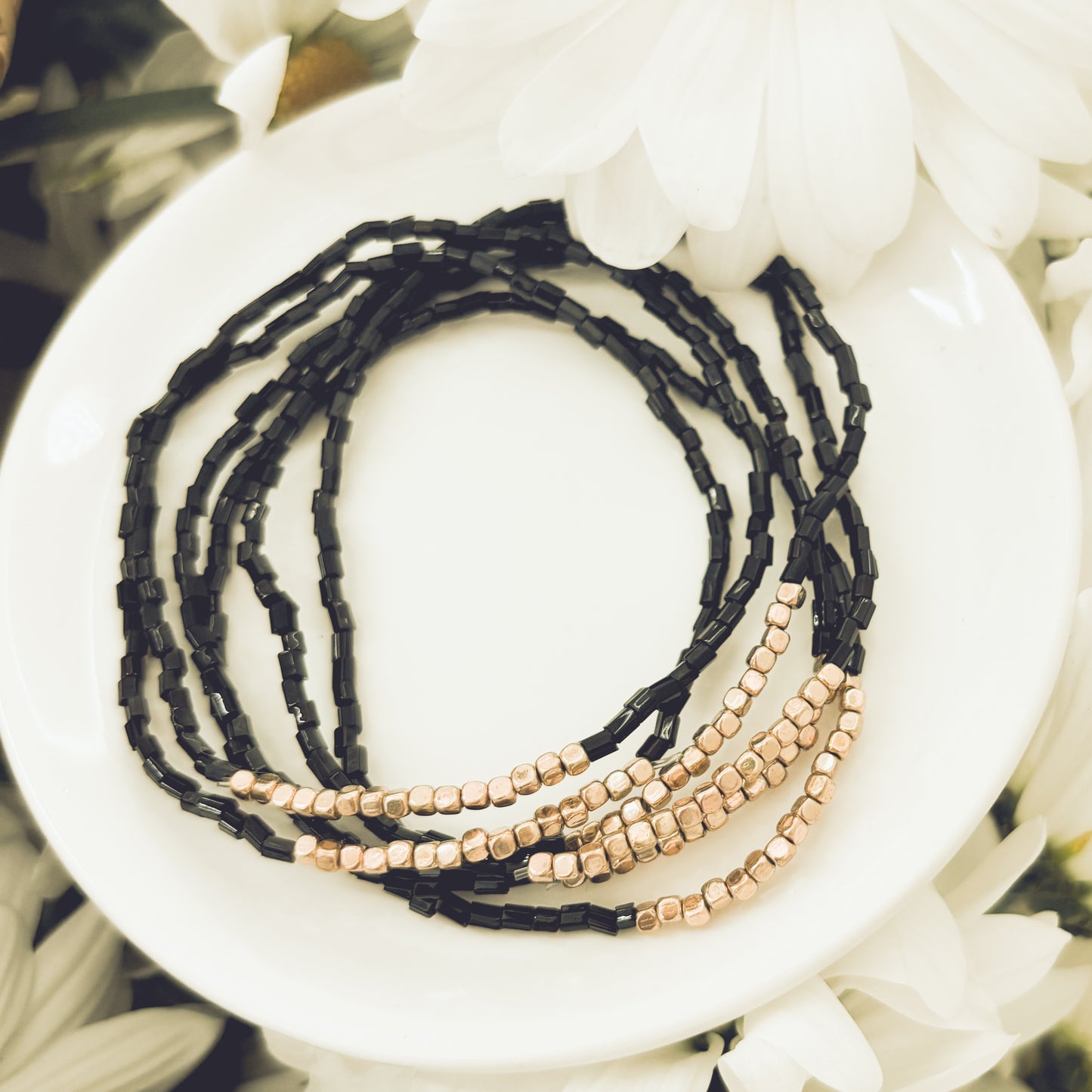 Beautiful Black Bracelet Set