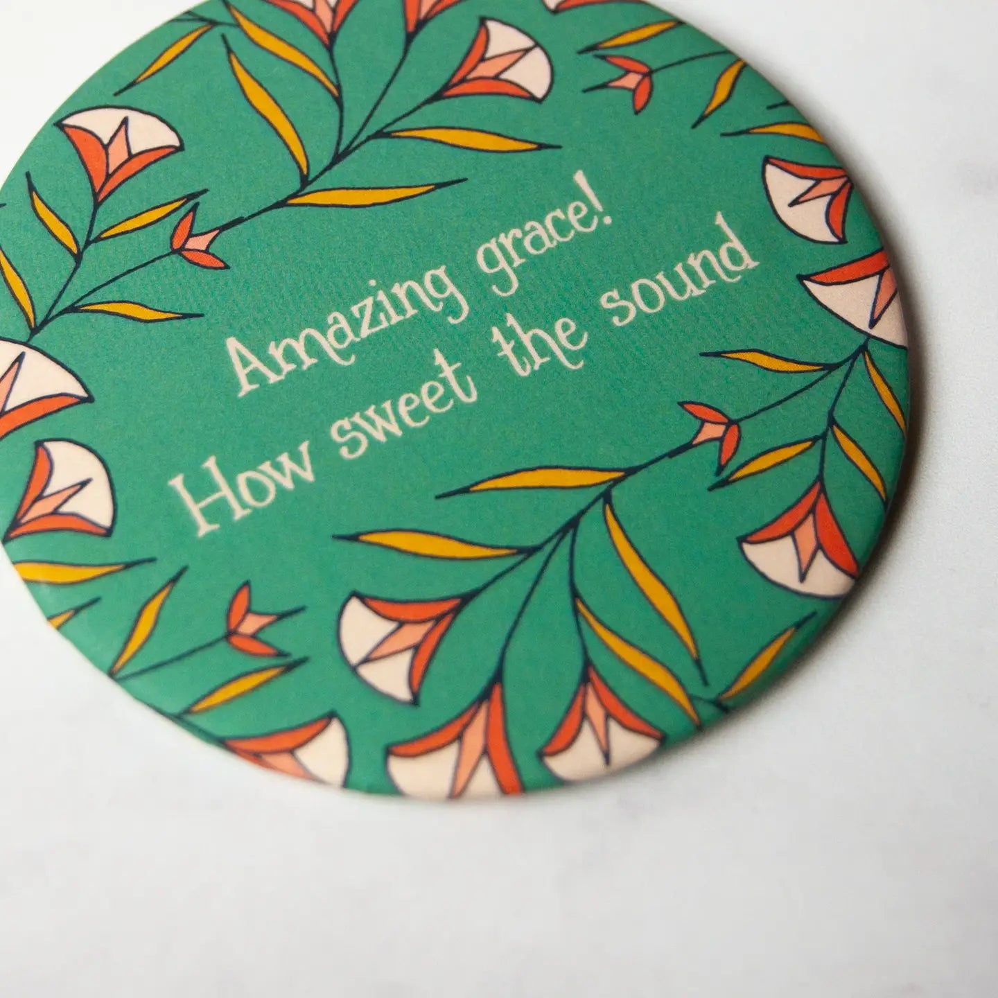 Amazing Grace Round Magnet