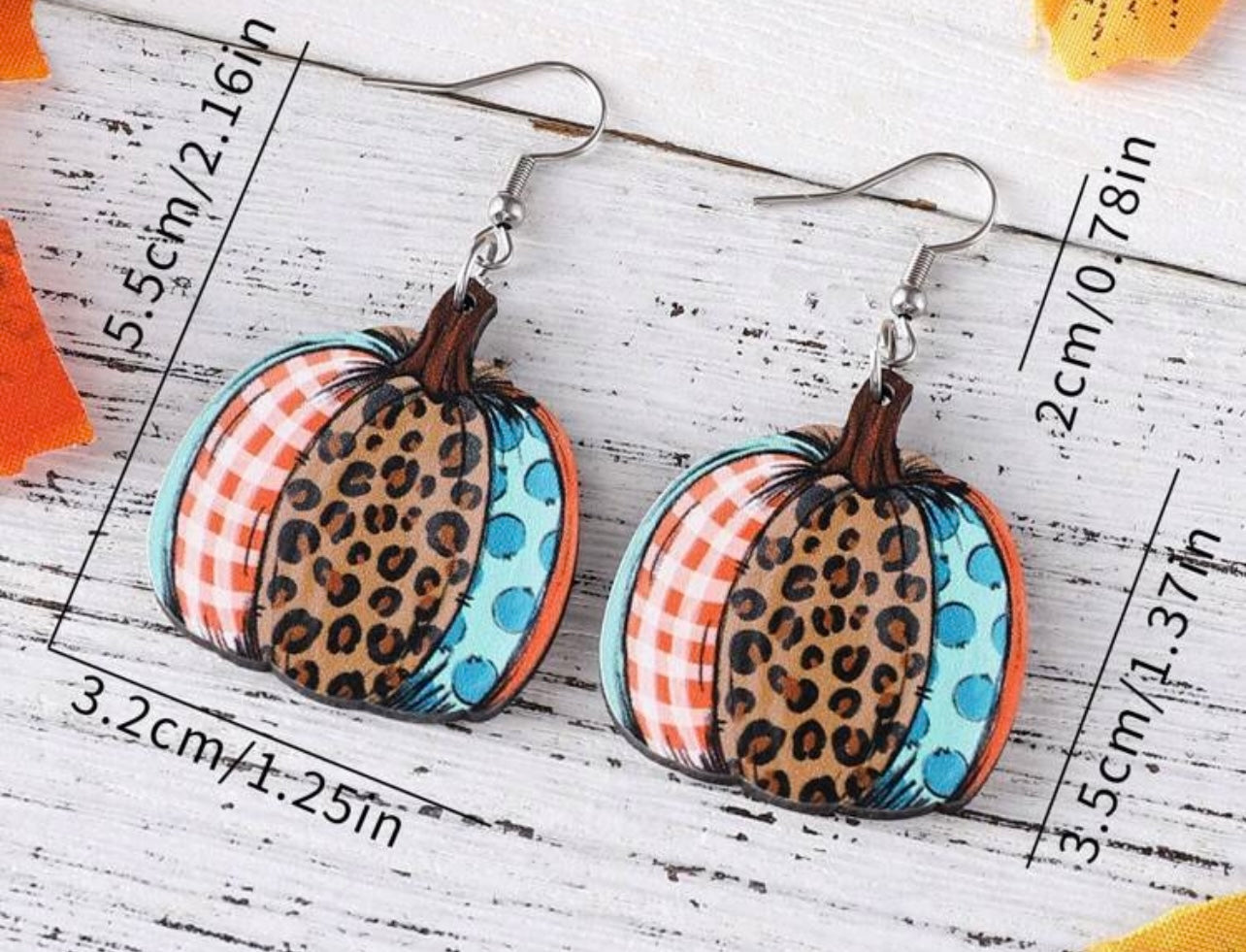 Adorable Fall Pumpkin Earrings