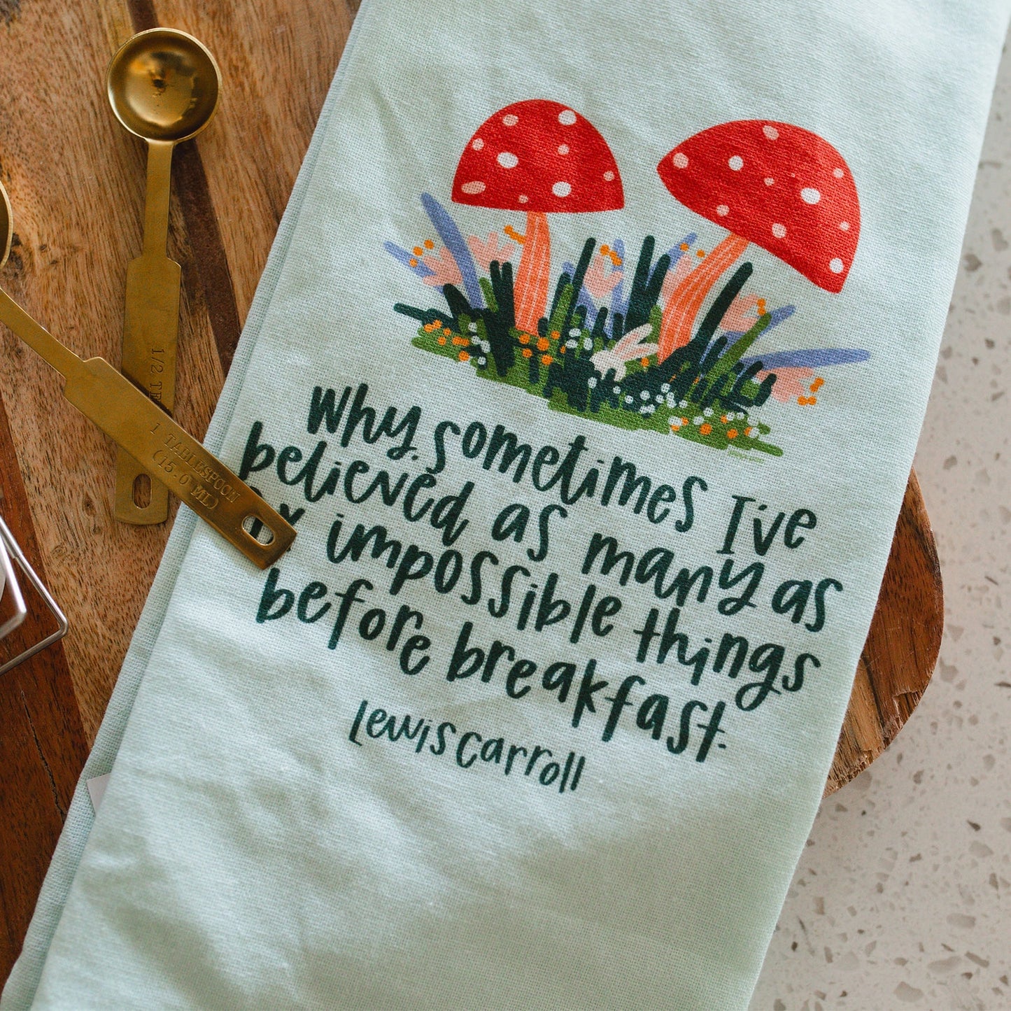 Impossible Things Tea Towel