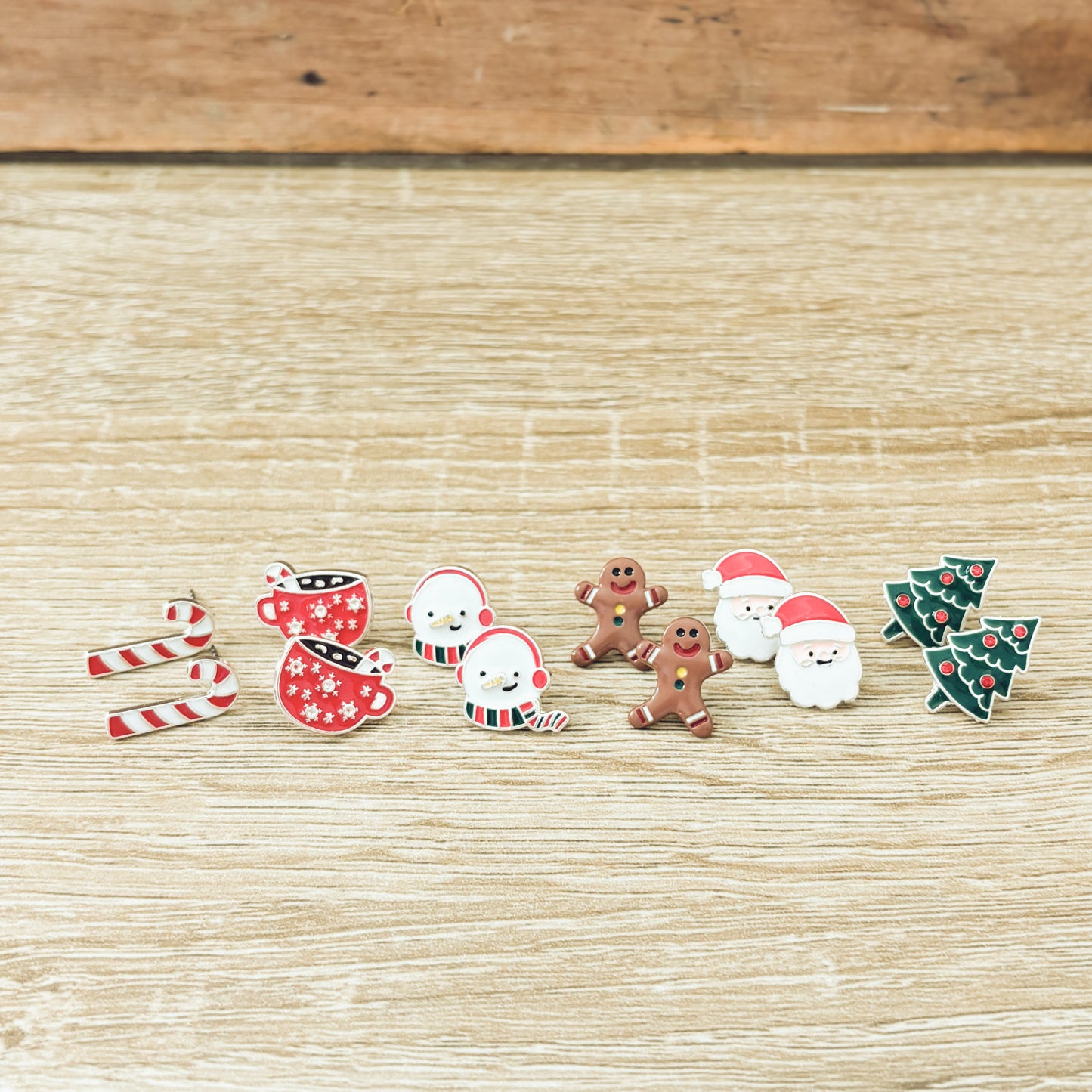 Adorable Christmas Stud Earring Set