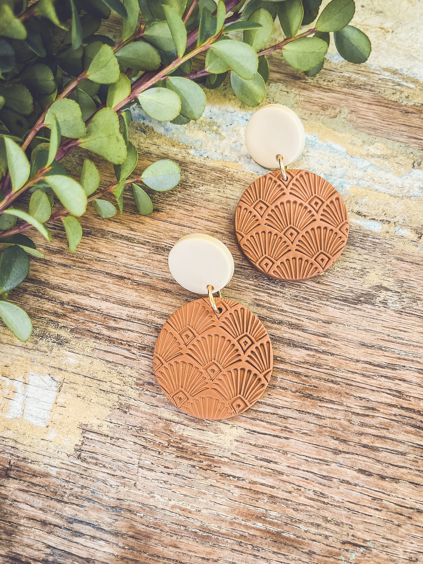 Beautiful Desert Clay Earrings