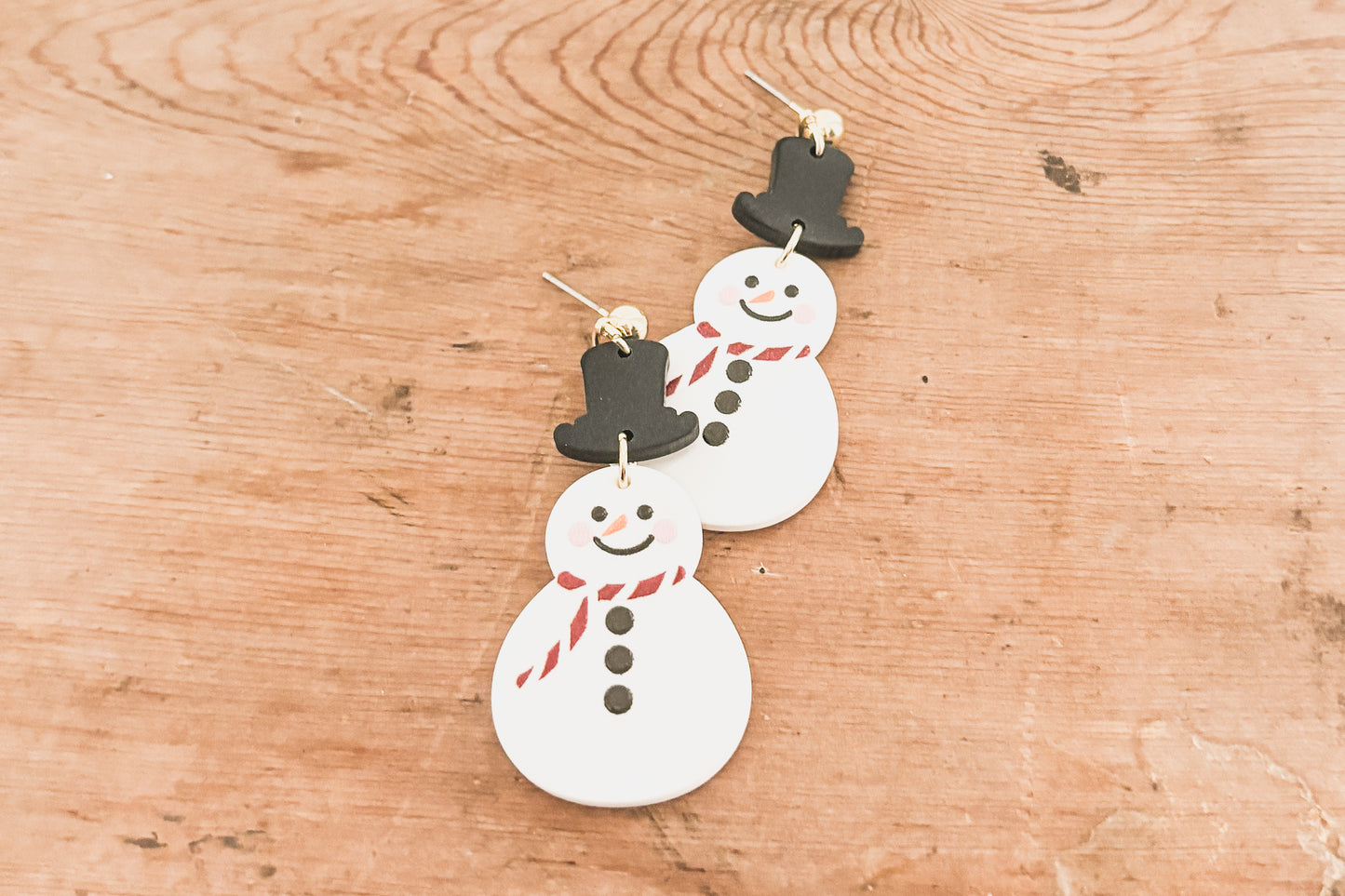 Adorable Snowman Earrings