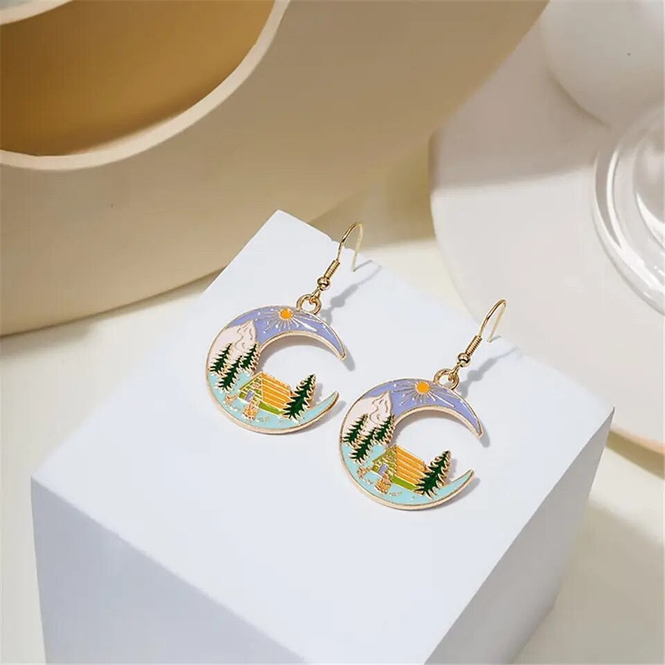 Beautiful Cabin Earrings