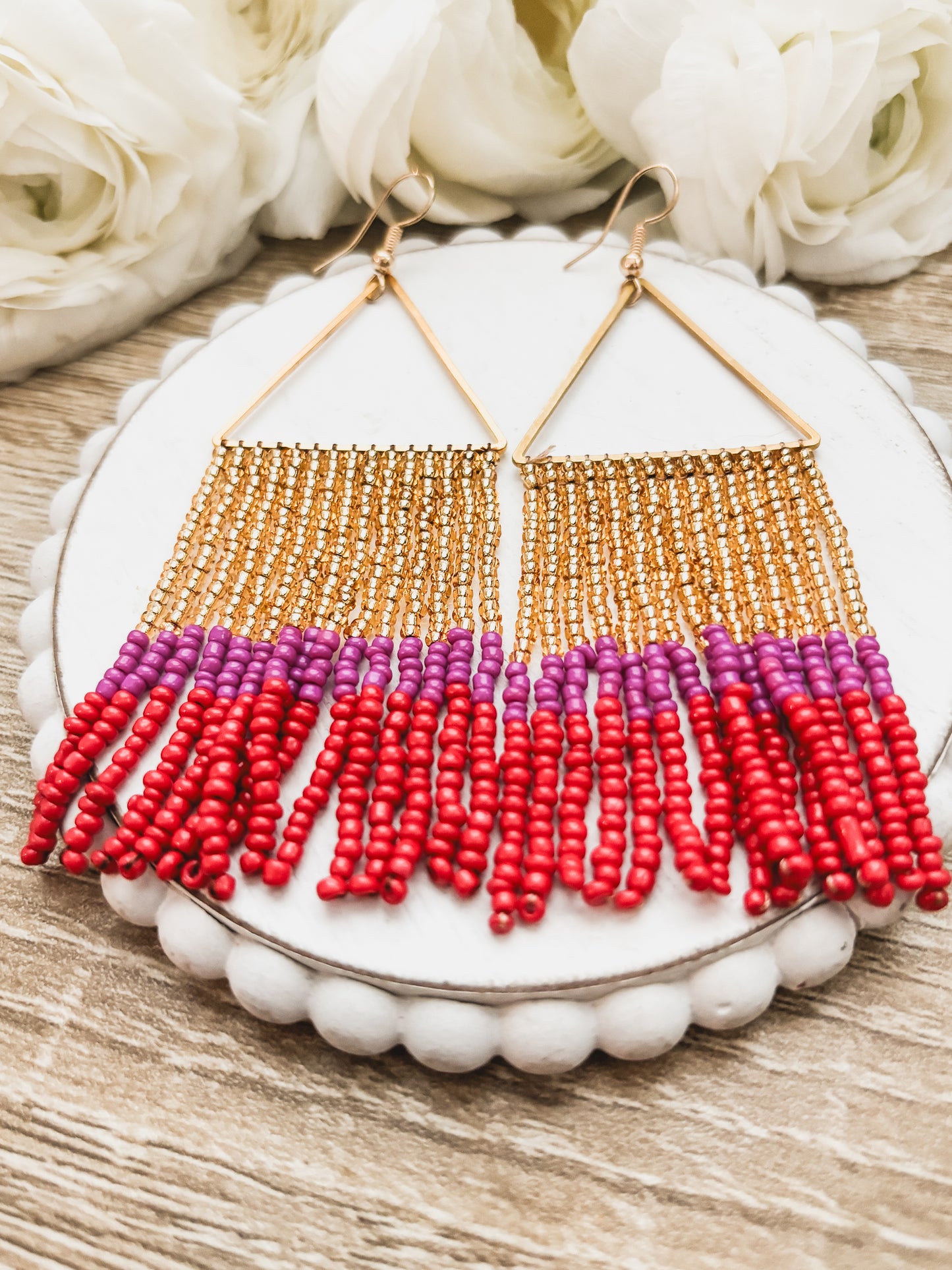 Beautiful Beaded Earrings