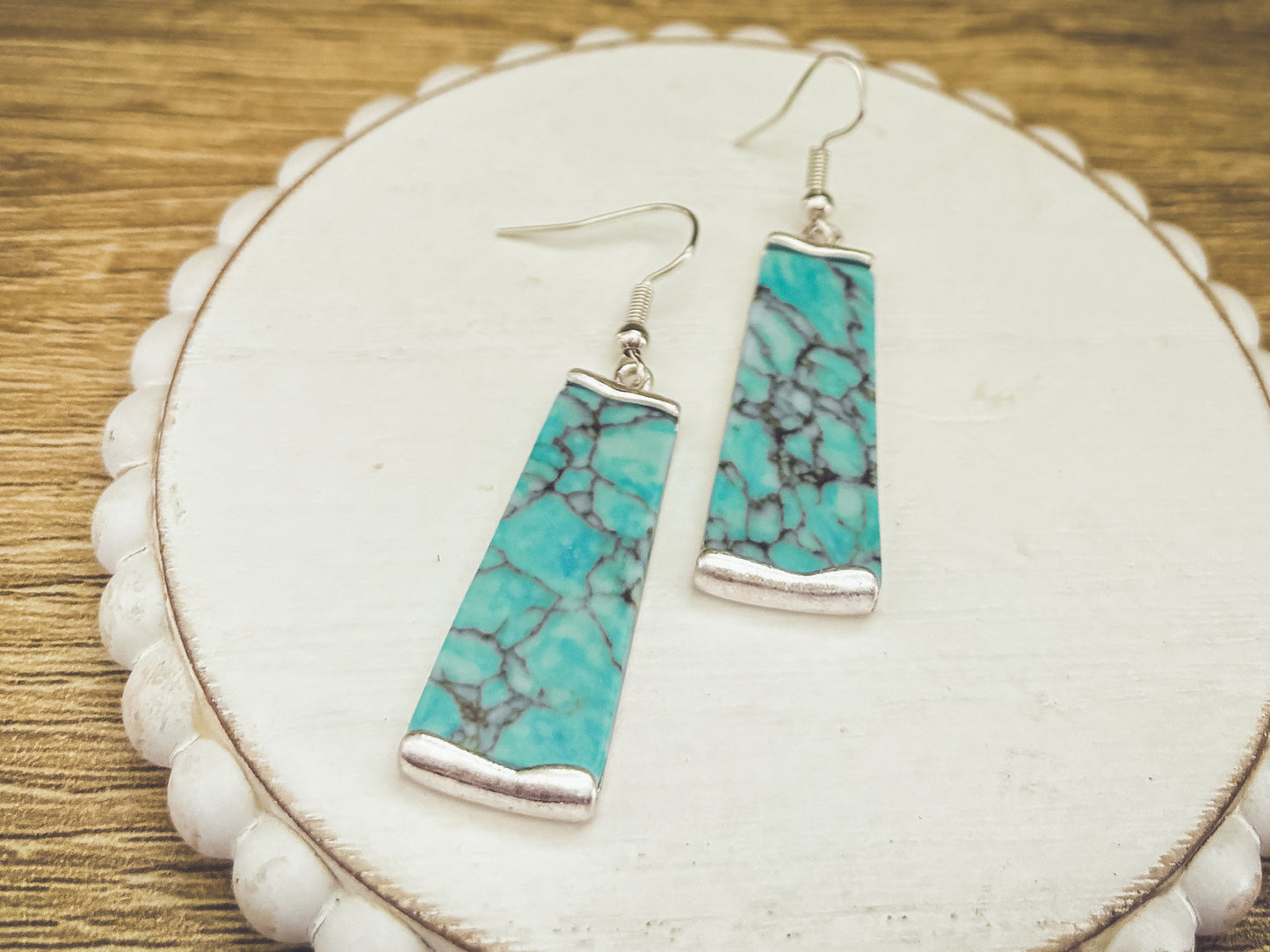 Beautiful Silver and Turquoise Earrings