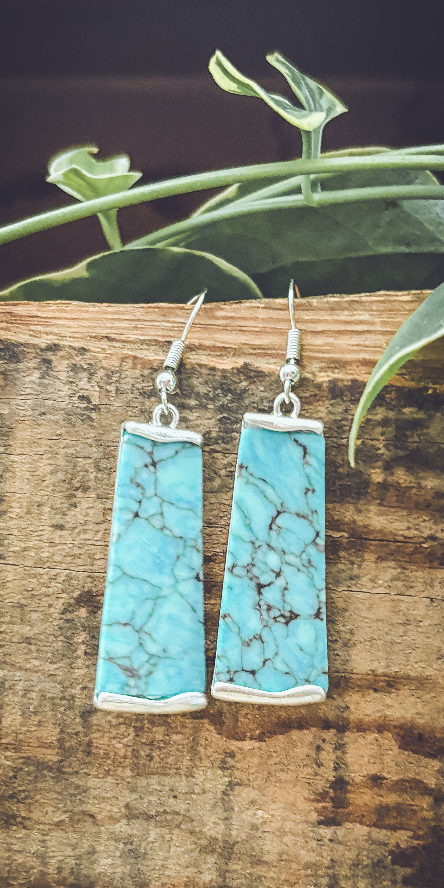 Beautiful Silver and Turquoise Earrings