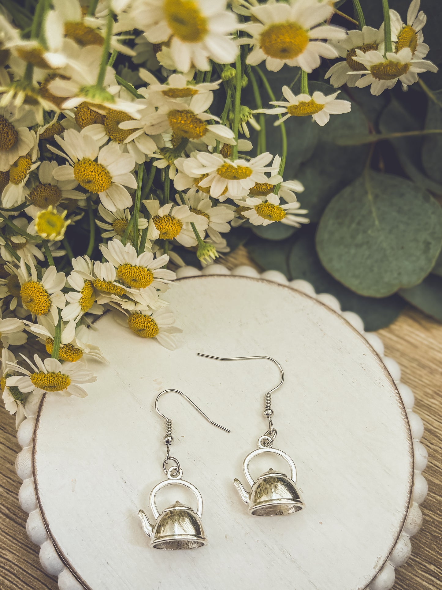 Adorable Tea Kettle Earrings