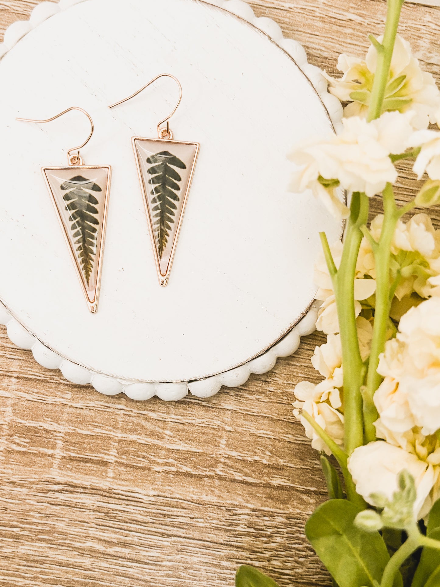 Beautiful Foliage Drop Earrings