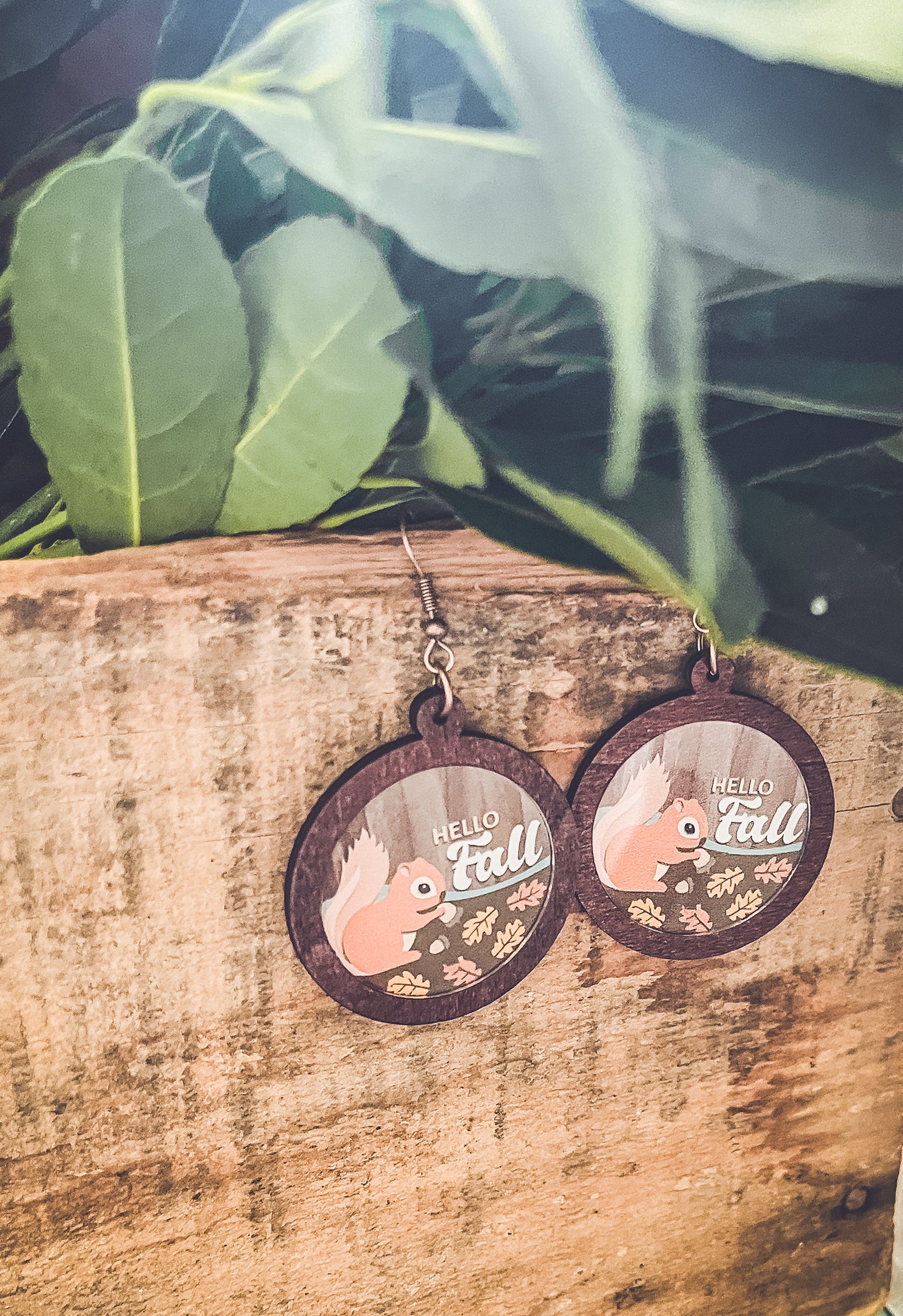 Adorable Fall Squirrel Earrings