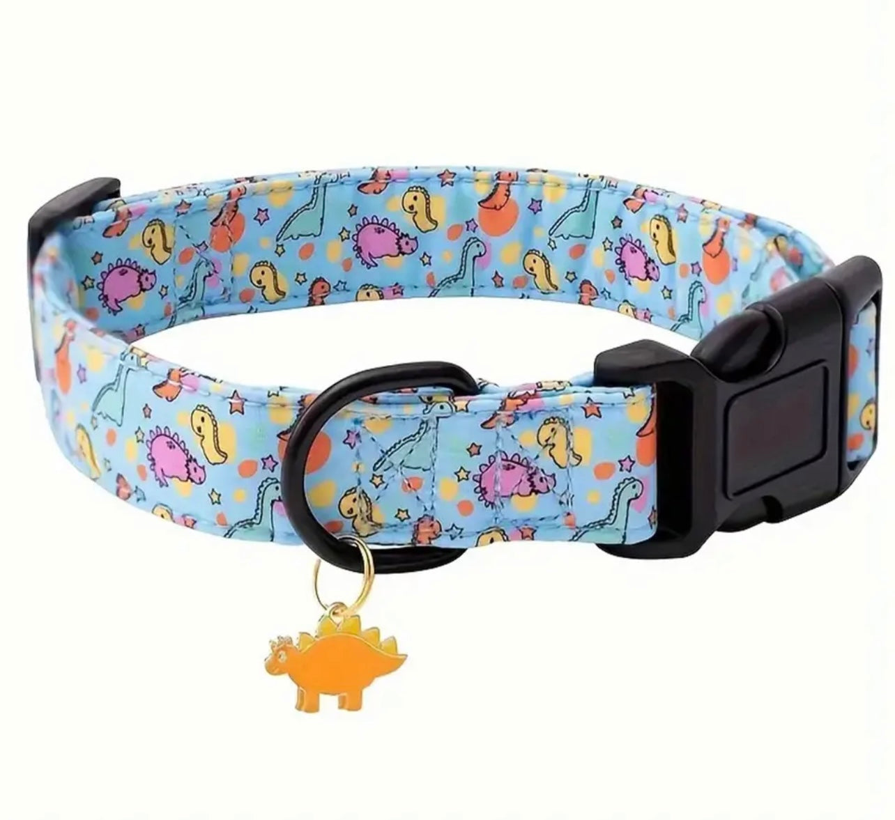 Adorable Dino Dog Collar