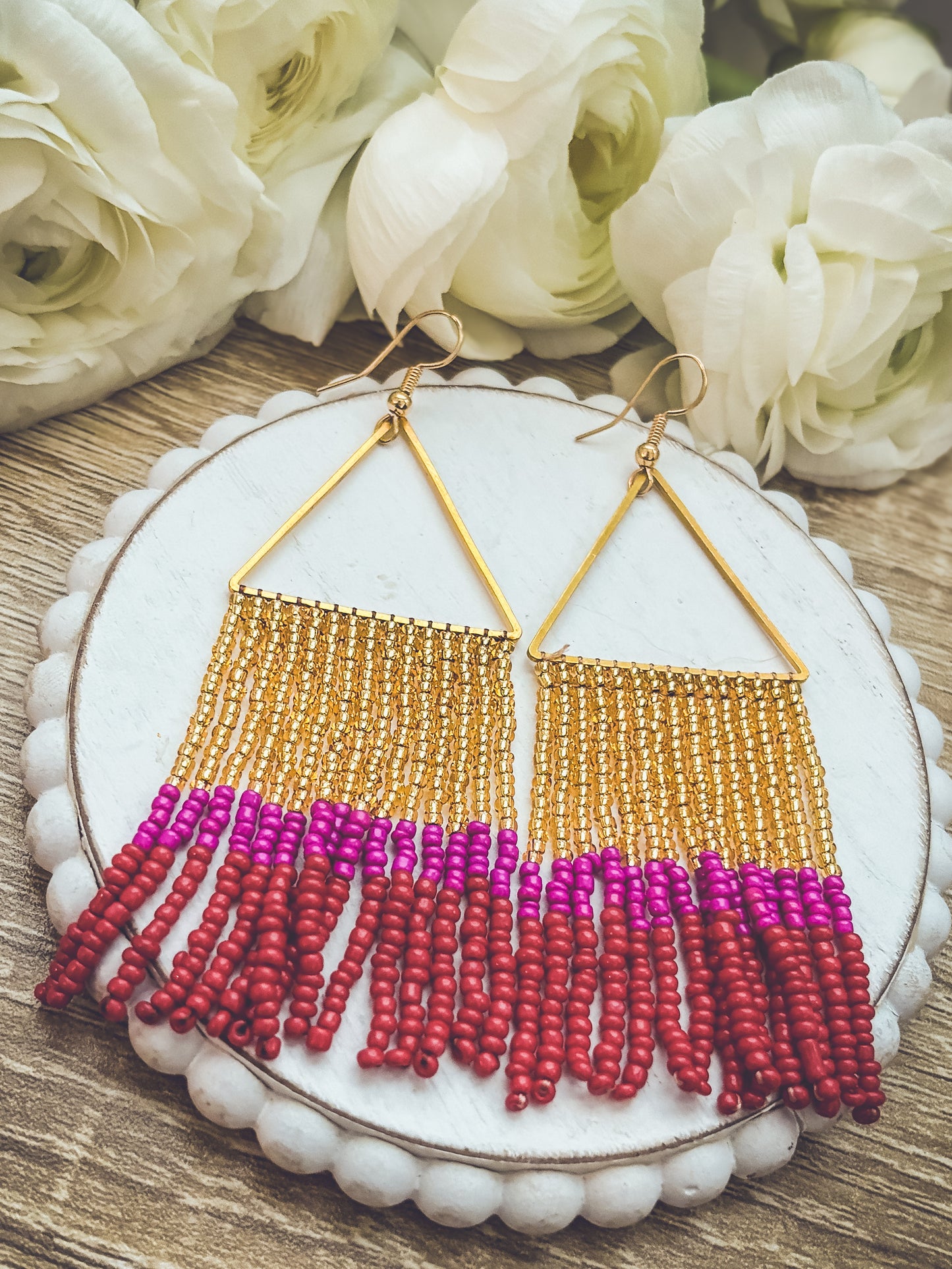 Beautiful Beaded Earrings