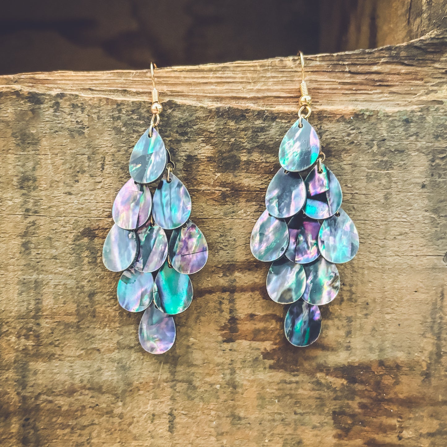 Beautiful Shell Chandelier Earrings