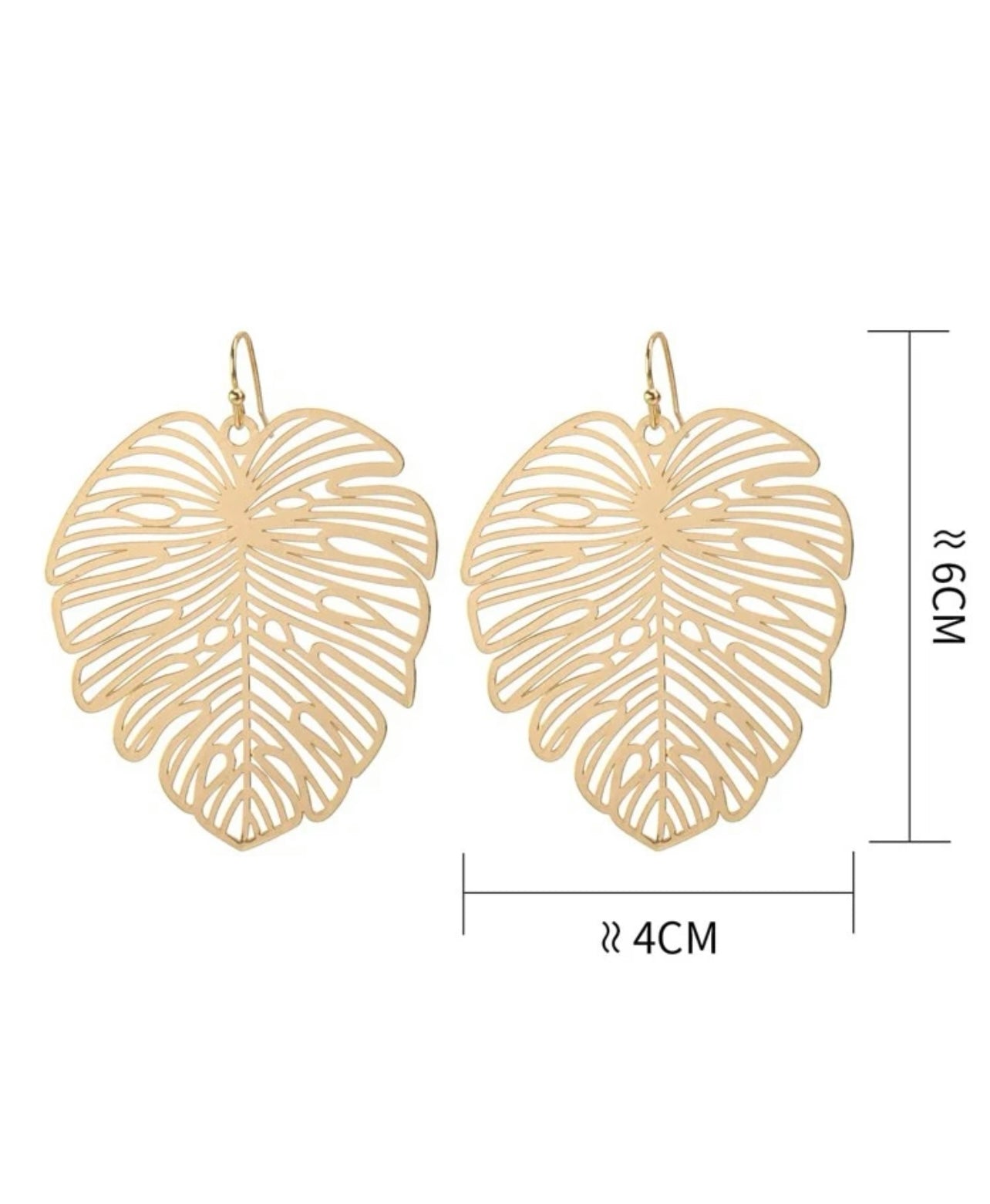 Beautiful Gold Leaf Earrings