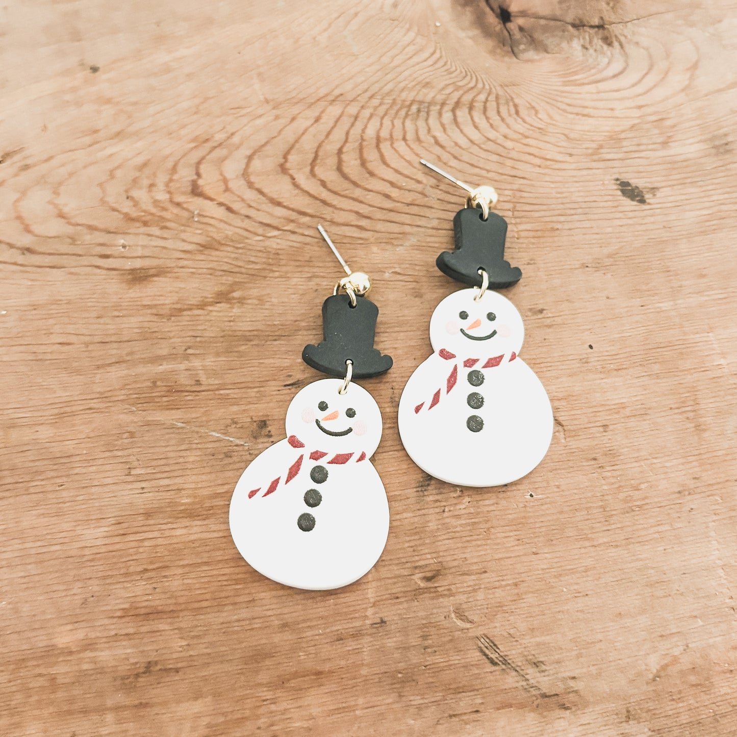 Adorable Snowman Earrings