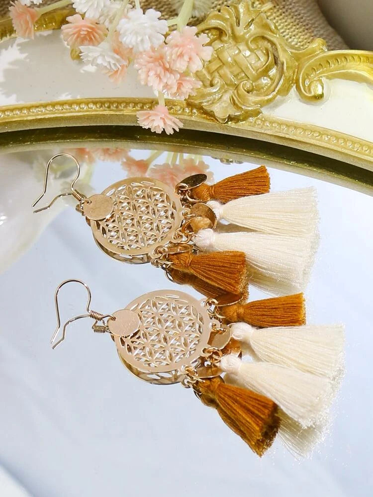 Beautiful Gold Boho 3 Piece Set of Earrings