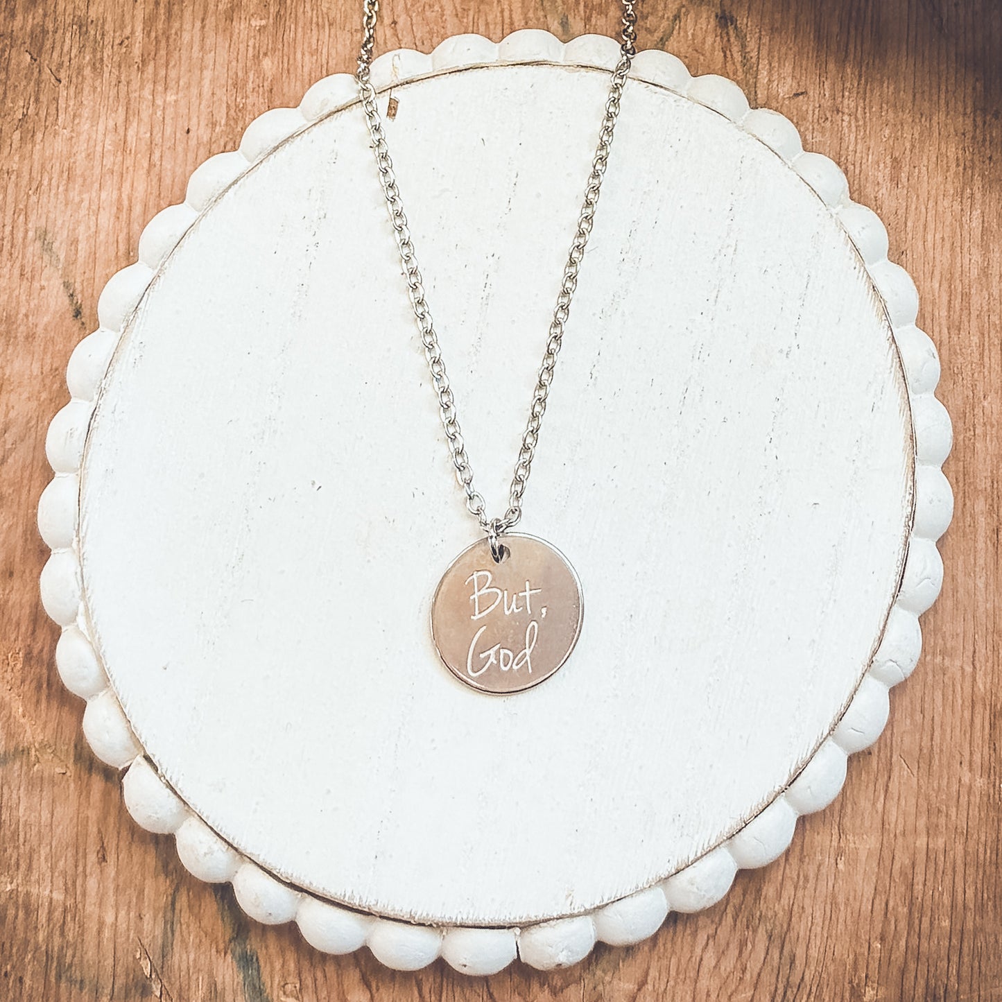 Beautiful But God Necklace - Gold or Silver