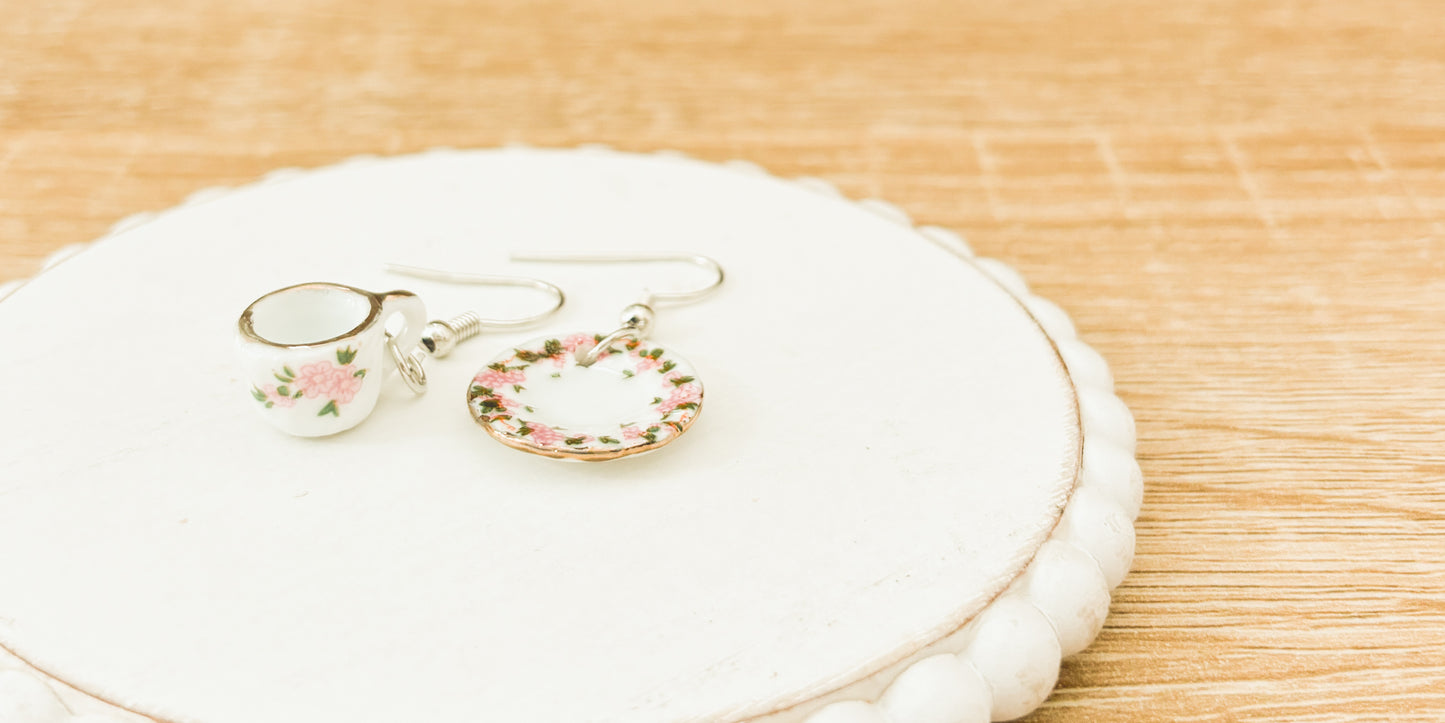 Adorable Tea Cup Earrings