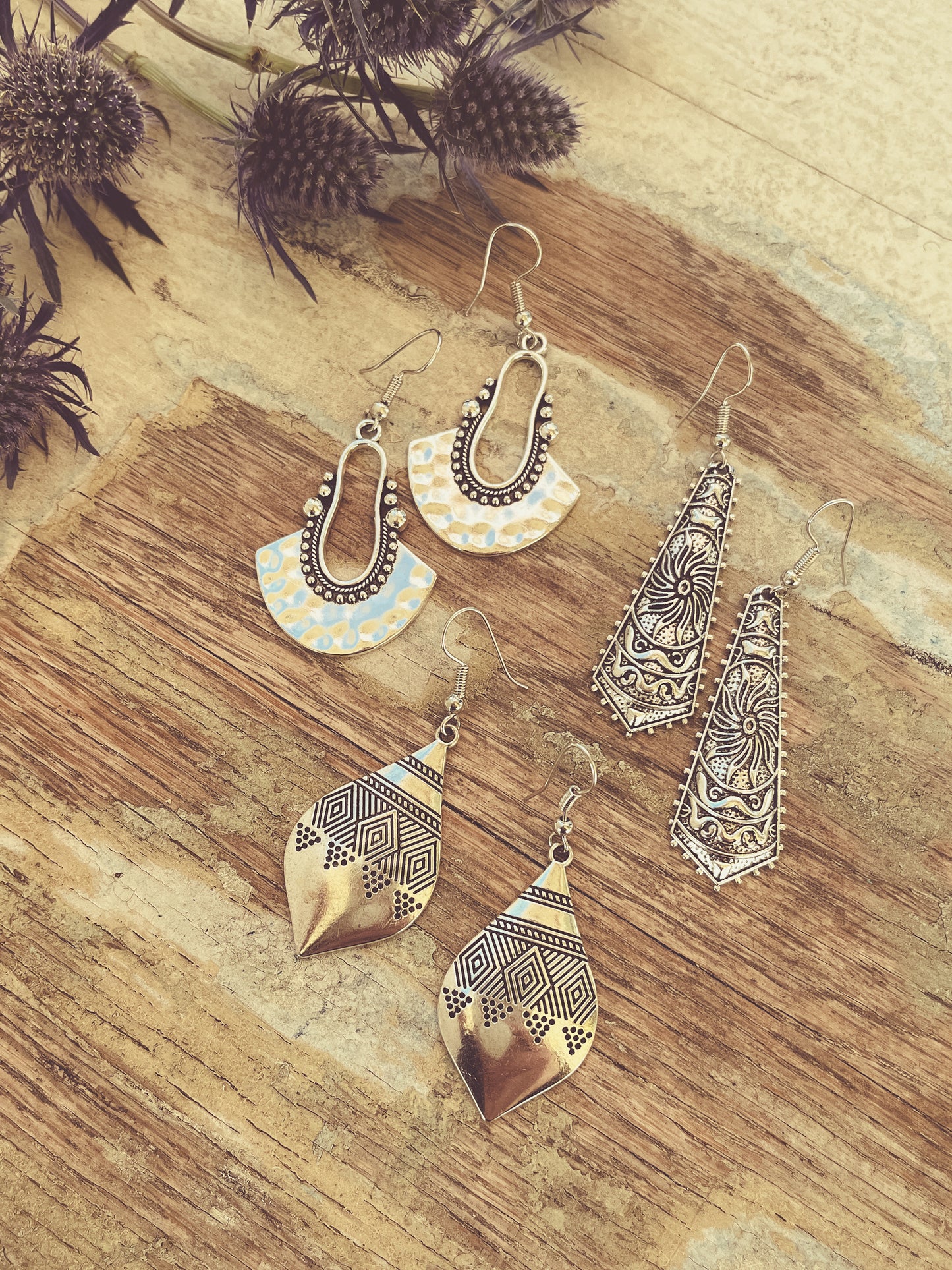 Beautiful Boho Earring Set - Set of 3