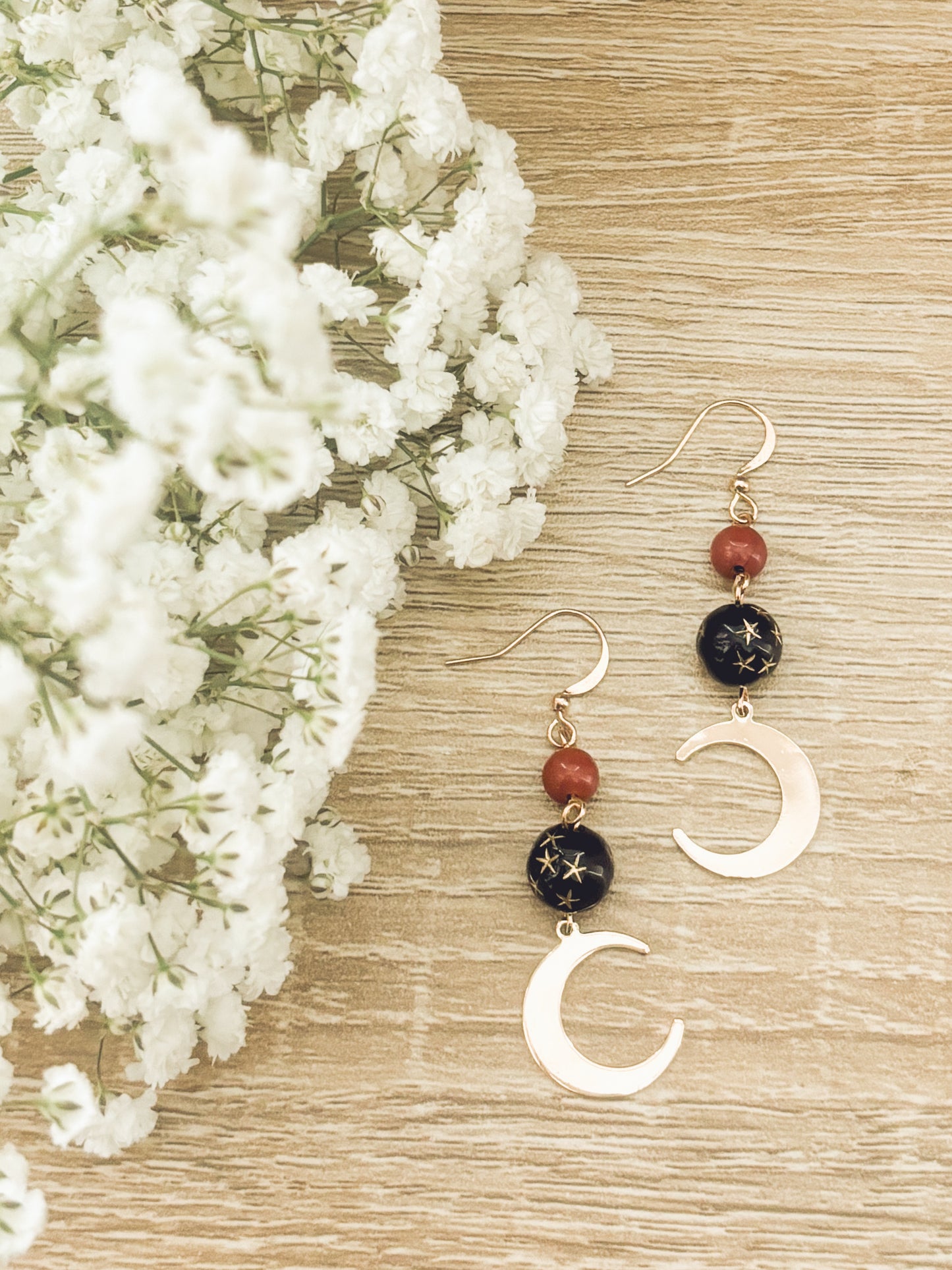 Beautiful Celestial Moon Earrings