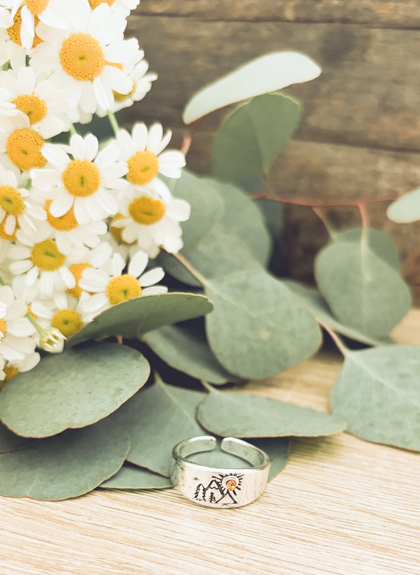 Adjustable Mountain Sun Ring