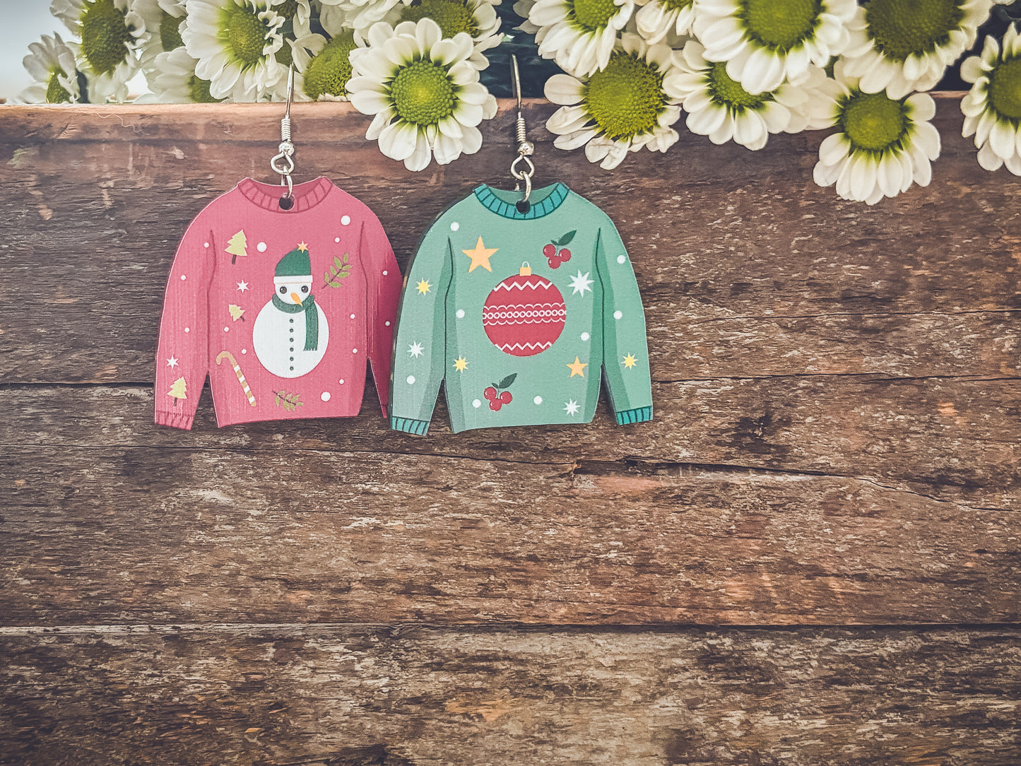 Adorable Christmas Sweater Earrings