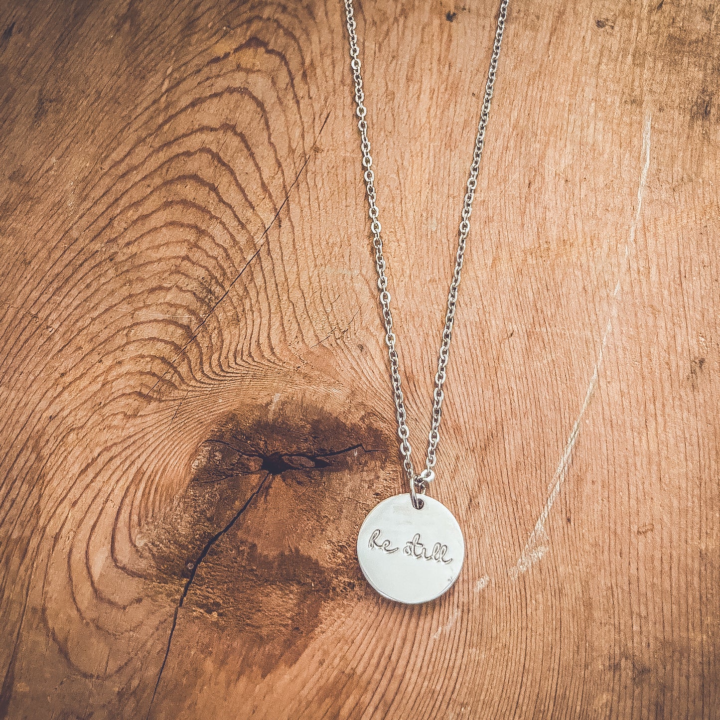 Beautiful Be Still Necklace in Gold or Silver