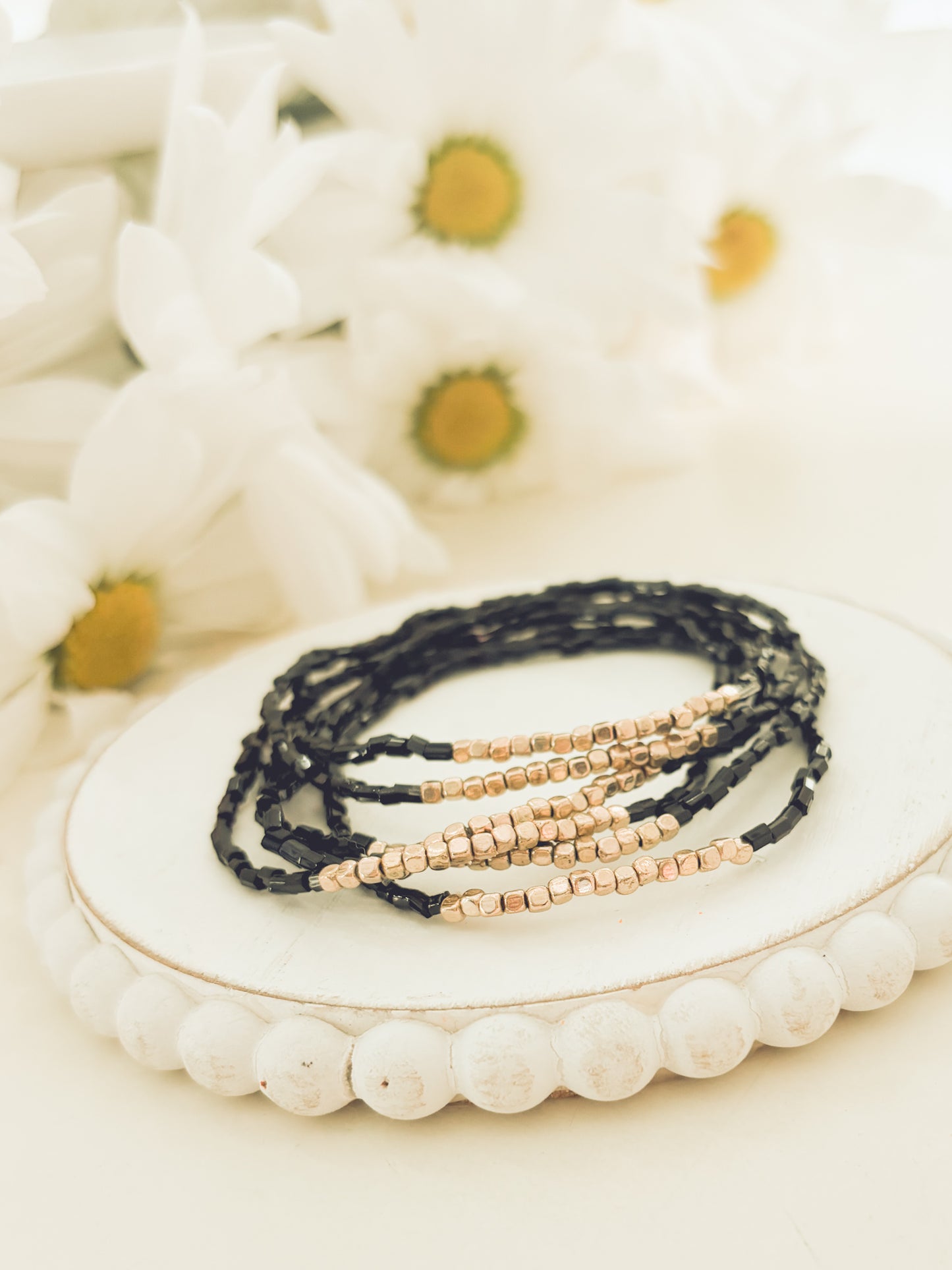 Beautiful Black Bracelet Set