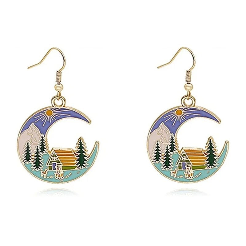 Beautiful Cabin Earrings