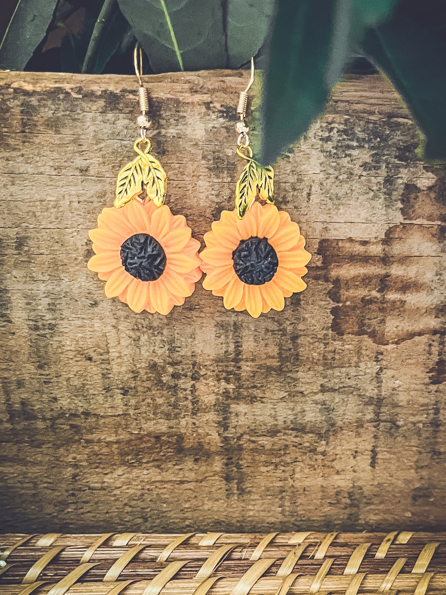 Beautiful Sunflower Earrings