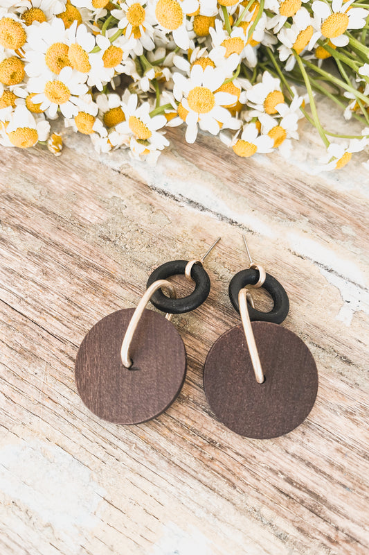 Beautiful Wood Earrings