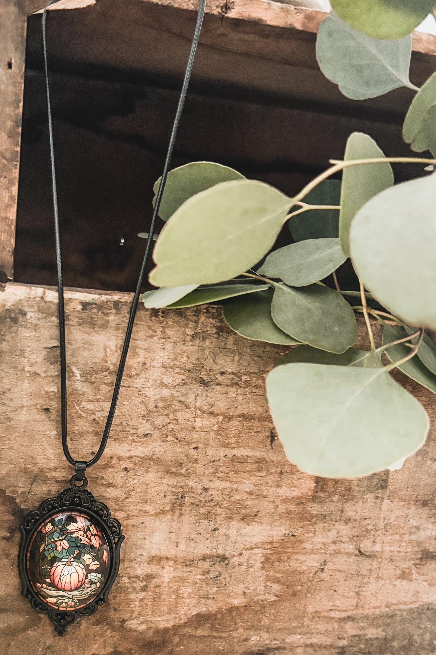 Beautiful Fall Pumpkin Necklace