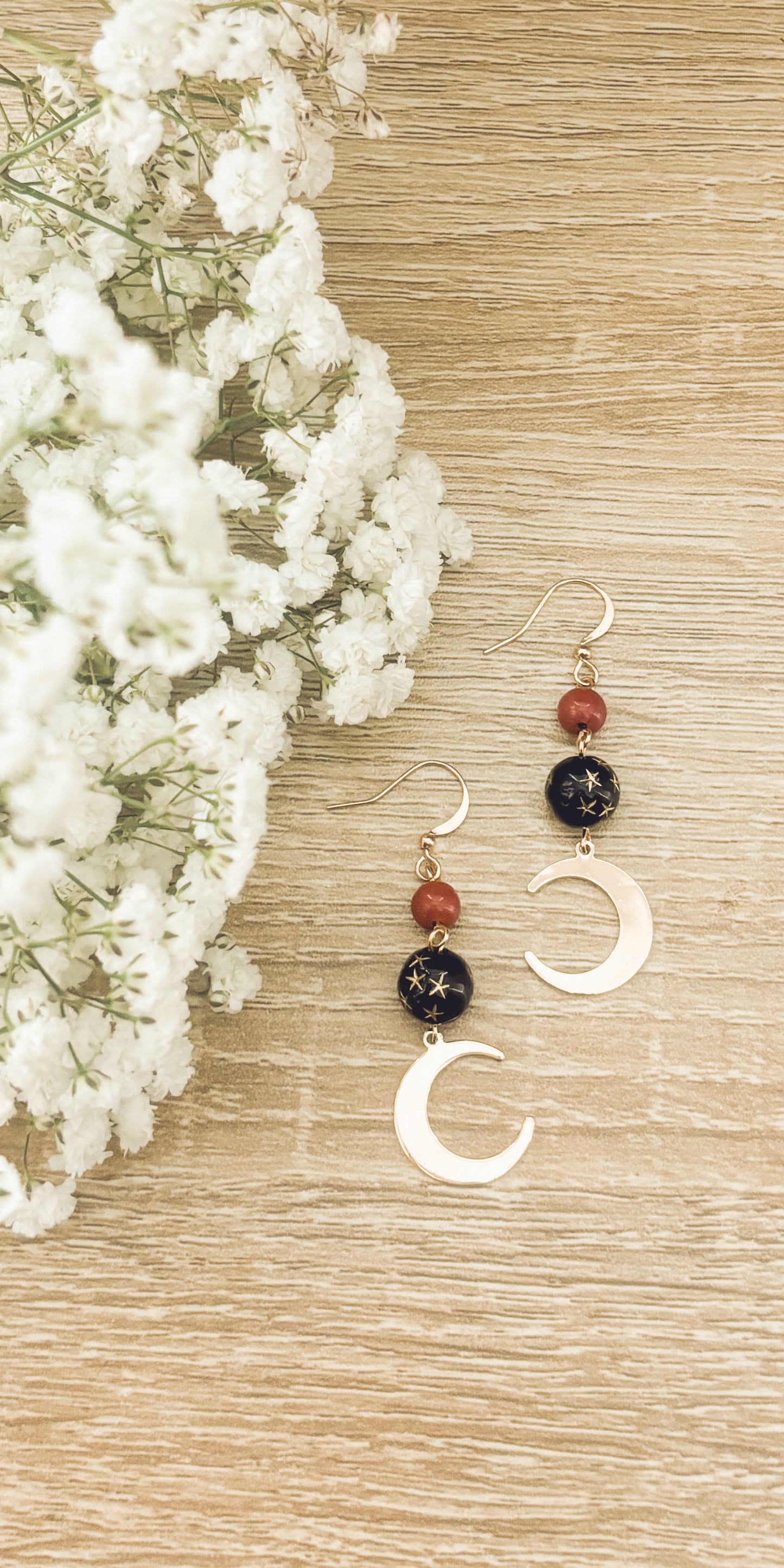 Beautiful Celestial Moon Earrings